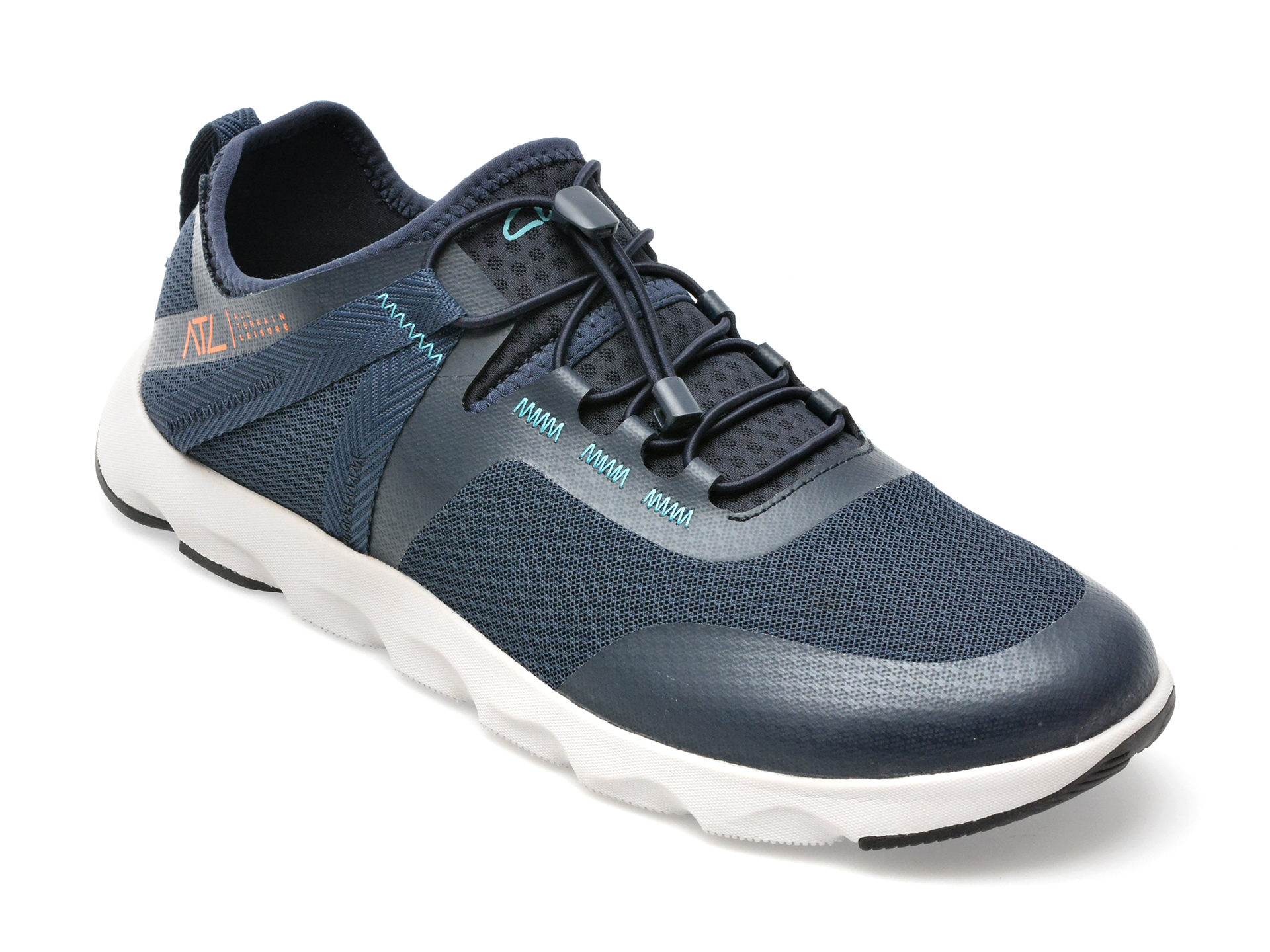 Pantofi sport CLARKS bleumarin, ATL COAST ROCK, din material textil