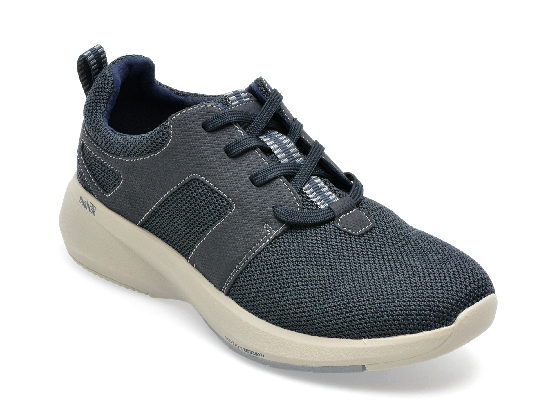 Pantofi sport CLARKS bleumarin, LEHMAN TIE 0912, din material textil /barbati/pantofi imagine super redus 2022