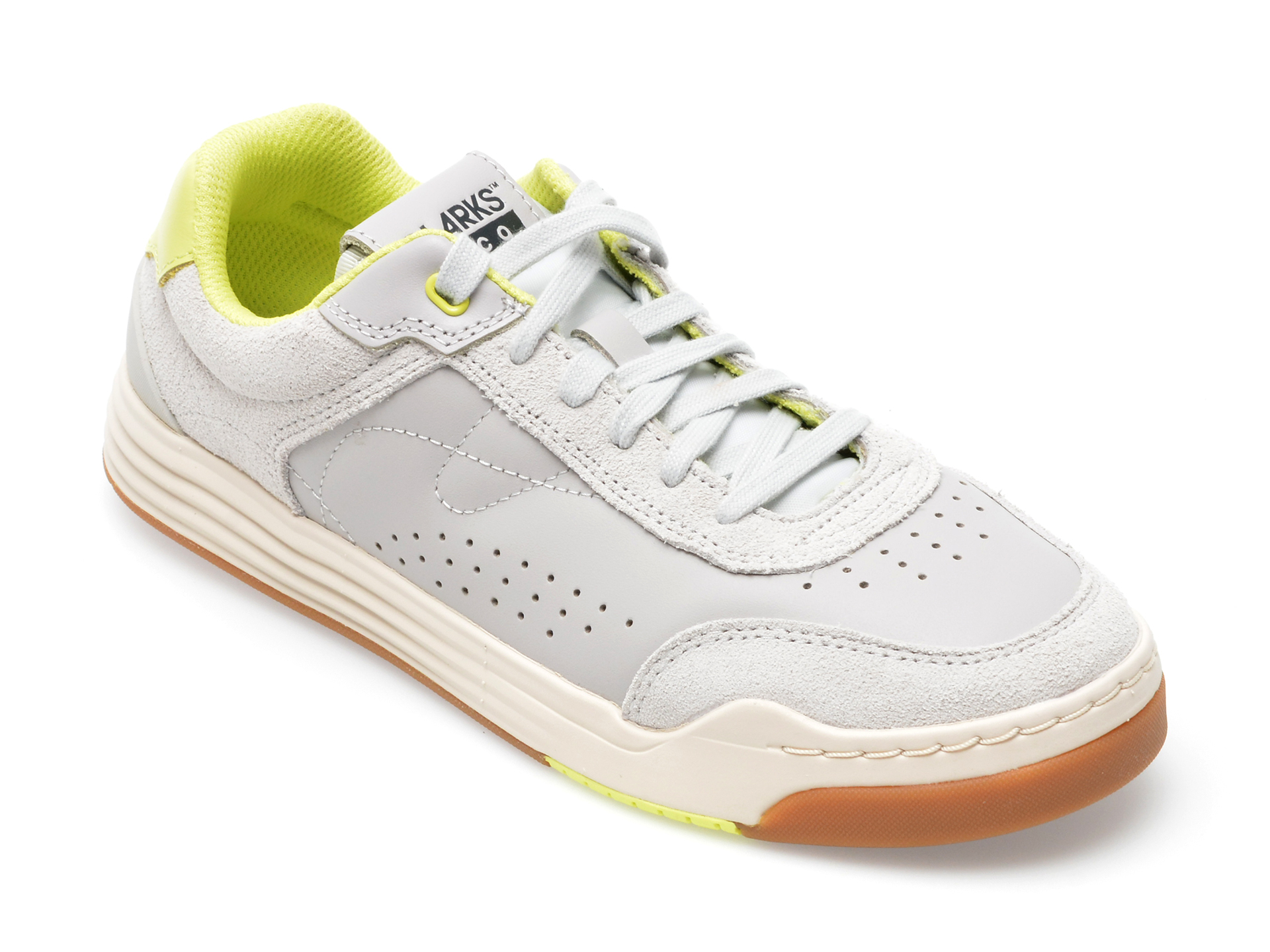 Pantofi sport CLARKS gri, CICA 2.0 O 50-N, din piele naturala /femei/pantofi