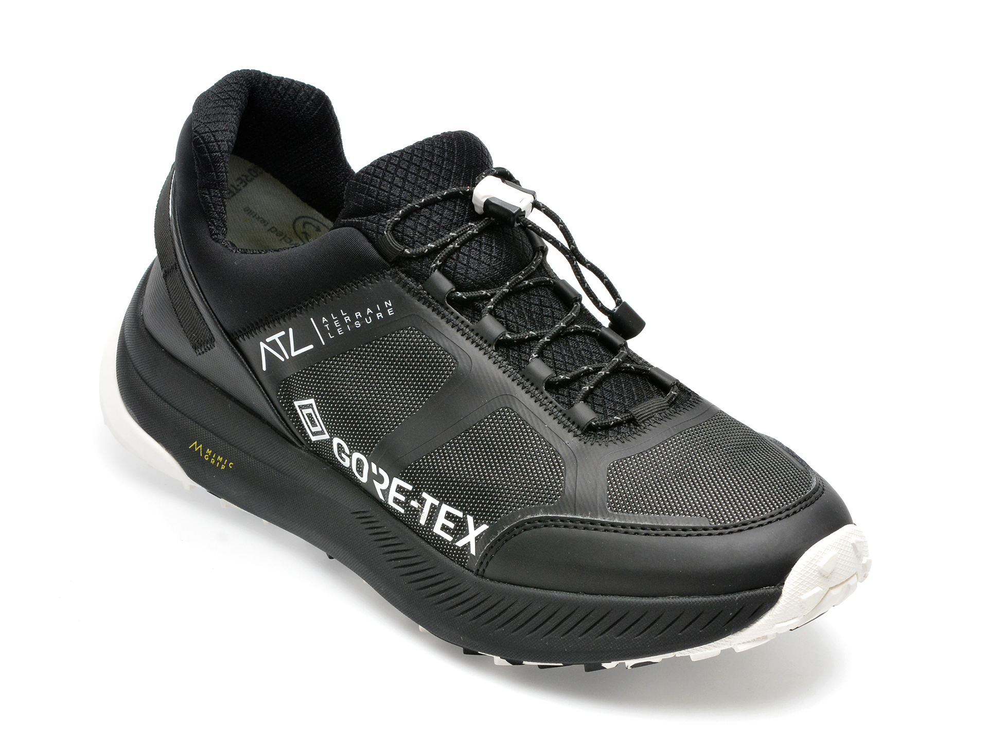 Pantofi sport CLARKS negri, ATLTRLG, din material textil si piele ecologica