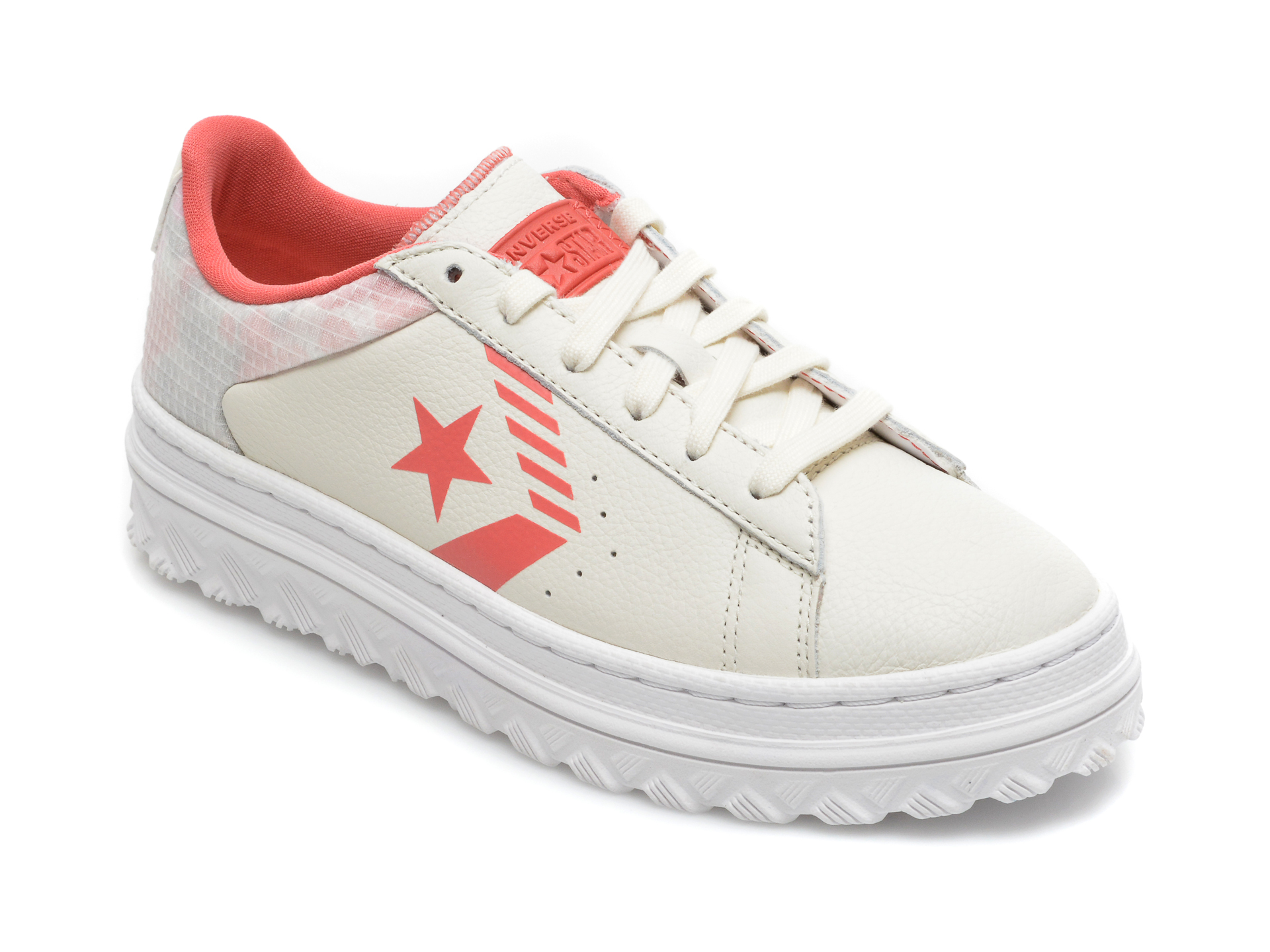Pantofi sport CONVERSE albi, 170685C, din piele naturala Converse Converse