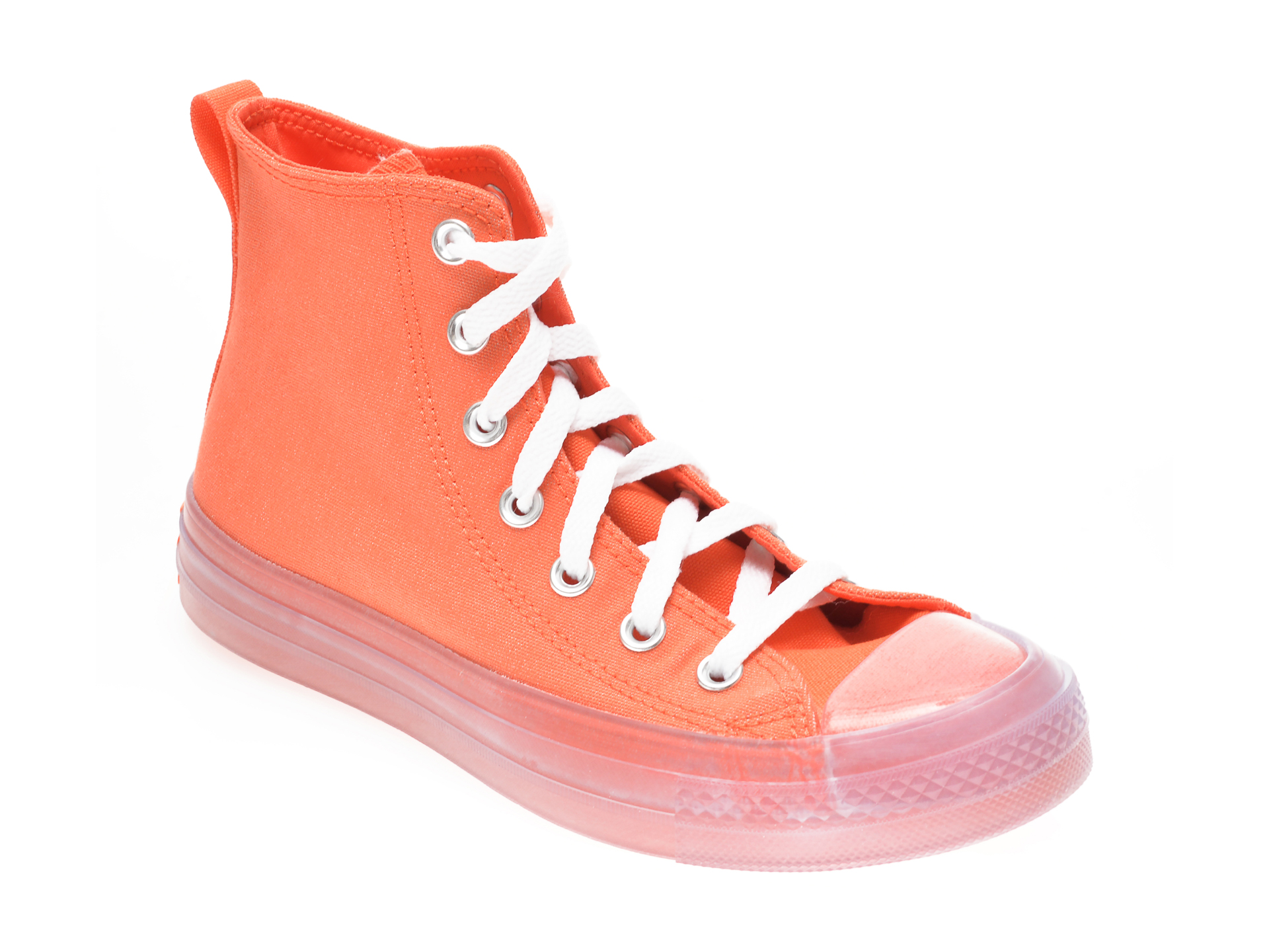 Pantofi sport CONVERSE portocalii, 168567C, din material textil