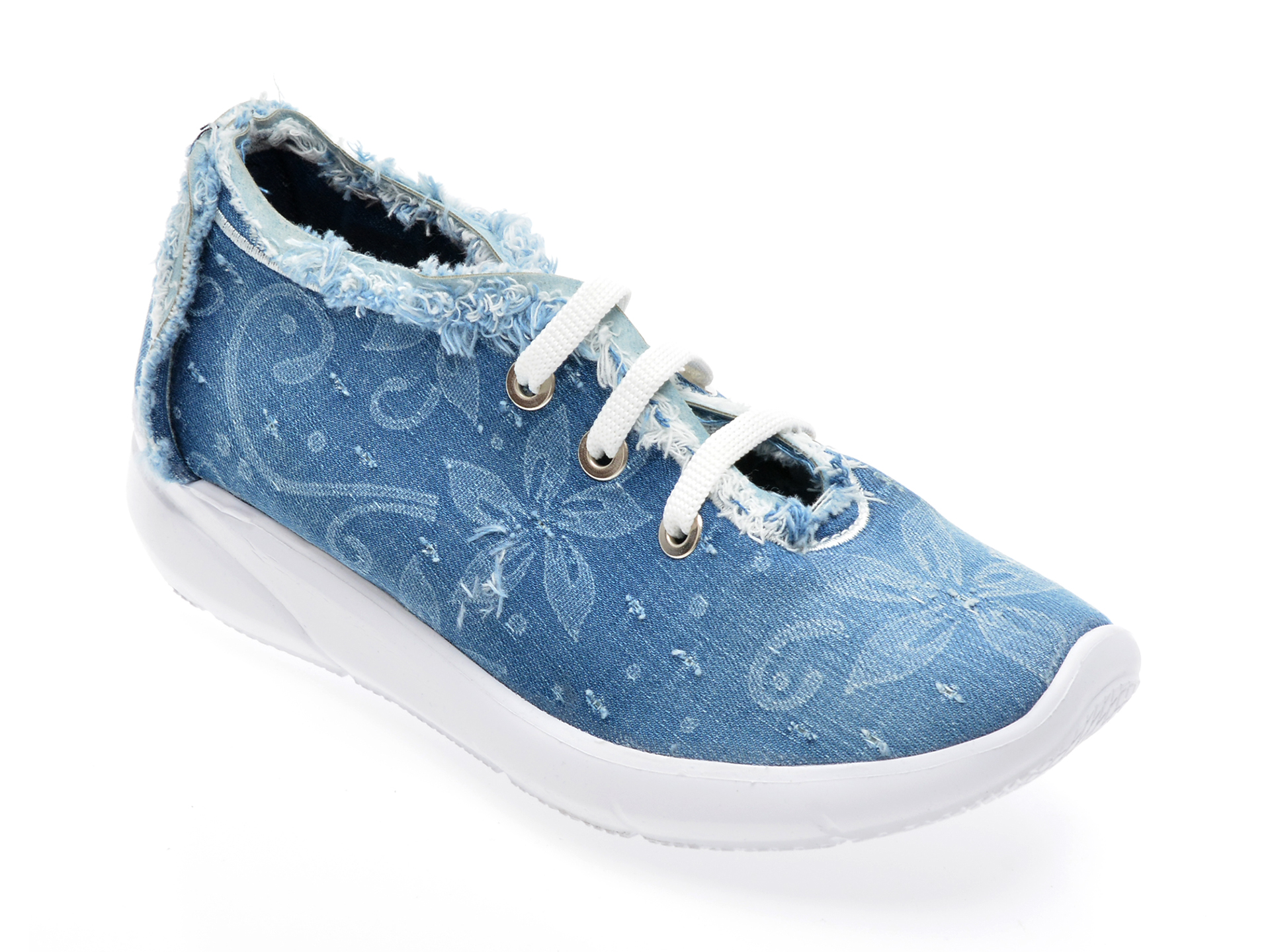 Pantofi sport EMANI albastri, 2006, din material textil /femei/pantofi