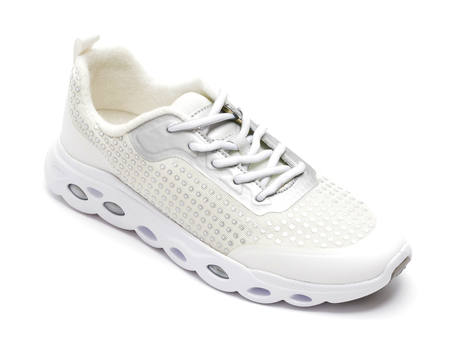 Pantofi sport ENERGYSPORT albi, 12110, din material textil /femei/pantofi imagine noua
