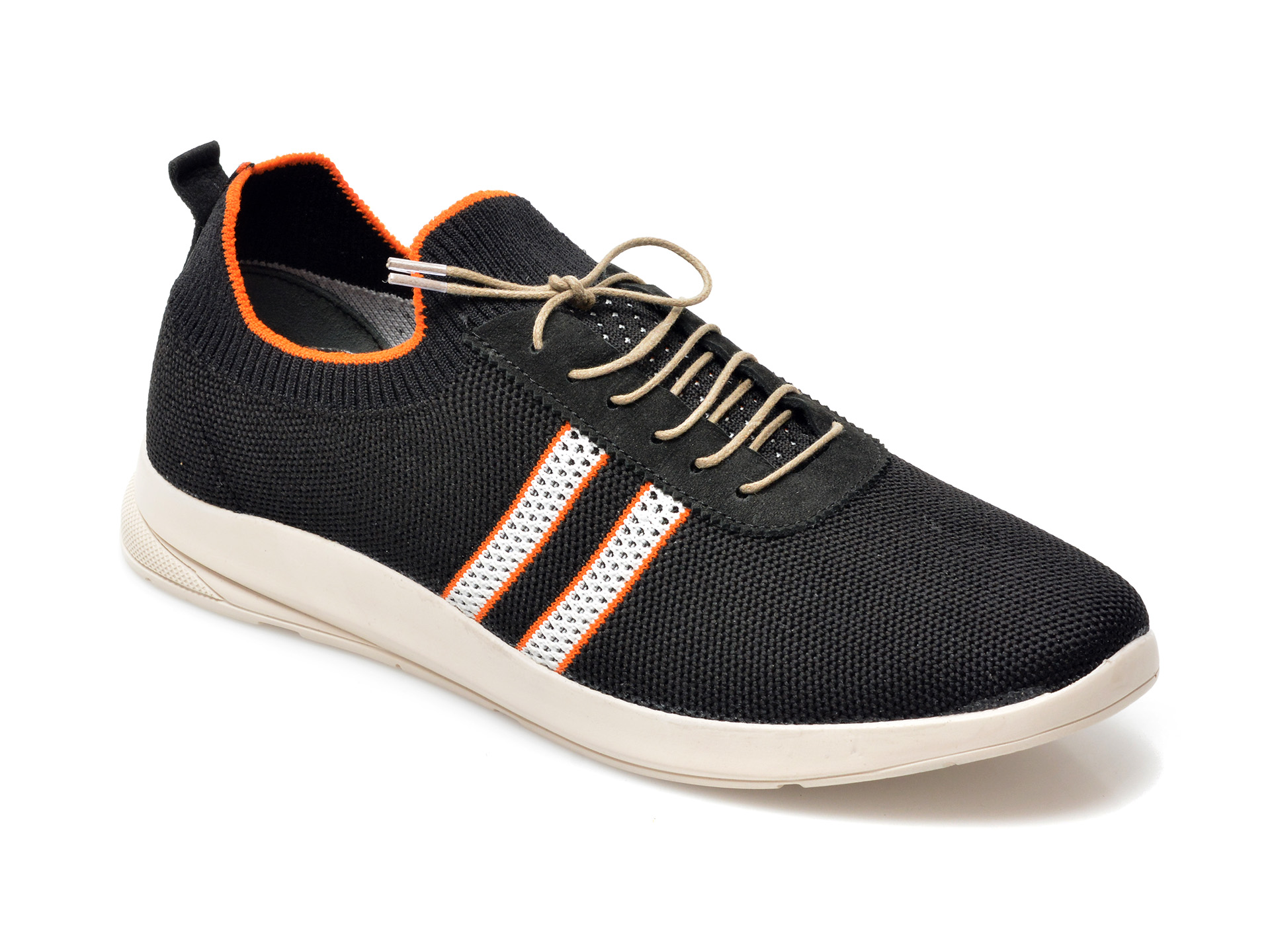 Pantofi sport ENES negri, 22300, din material textil /barbati/pantofi