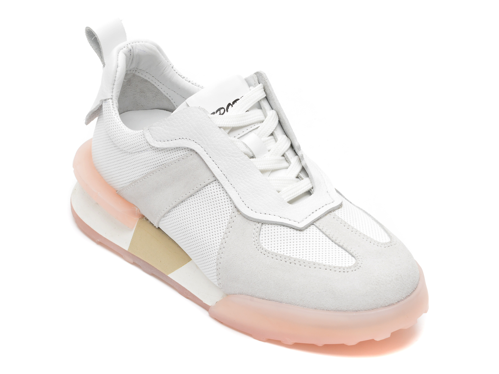 Pantofi sport EPICA albi, 1355440, din piele naturala 2022 ❤️ Pret Super Black Friday otter.ro imagine noua 2022
