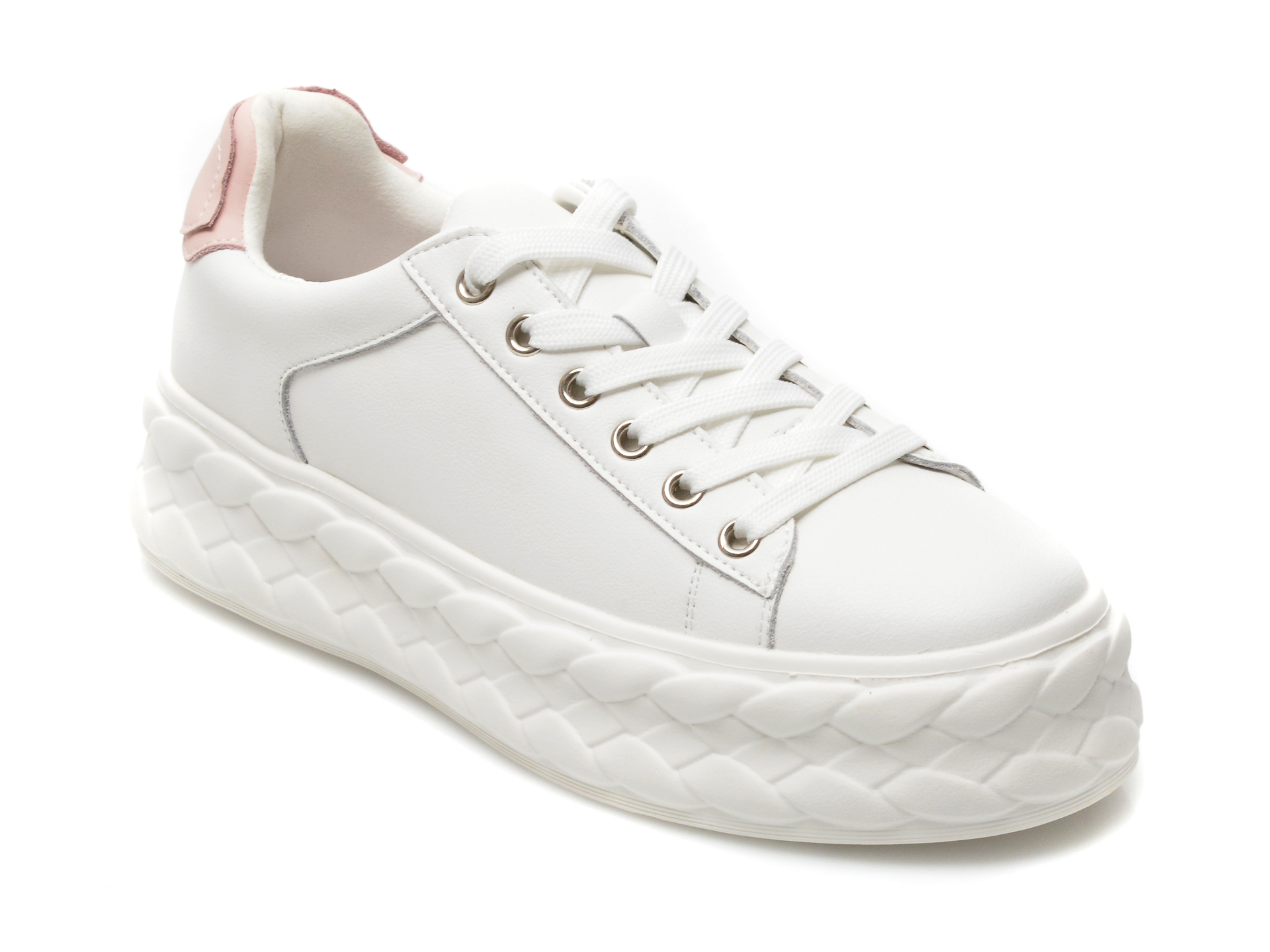 Pantofi sport FLAVIA PASSINI albi, 2888, din piele naturala Flavia Passini imagine super redus 2022