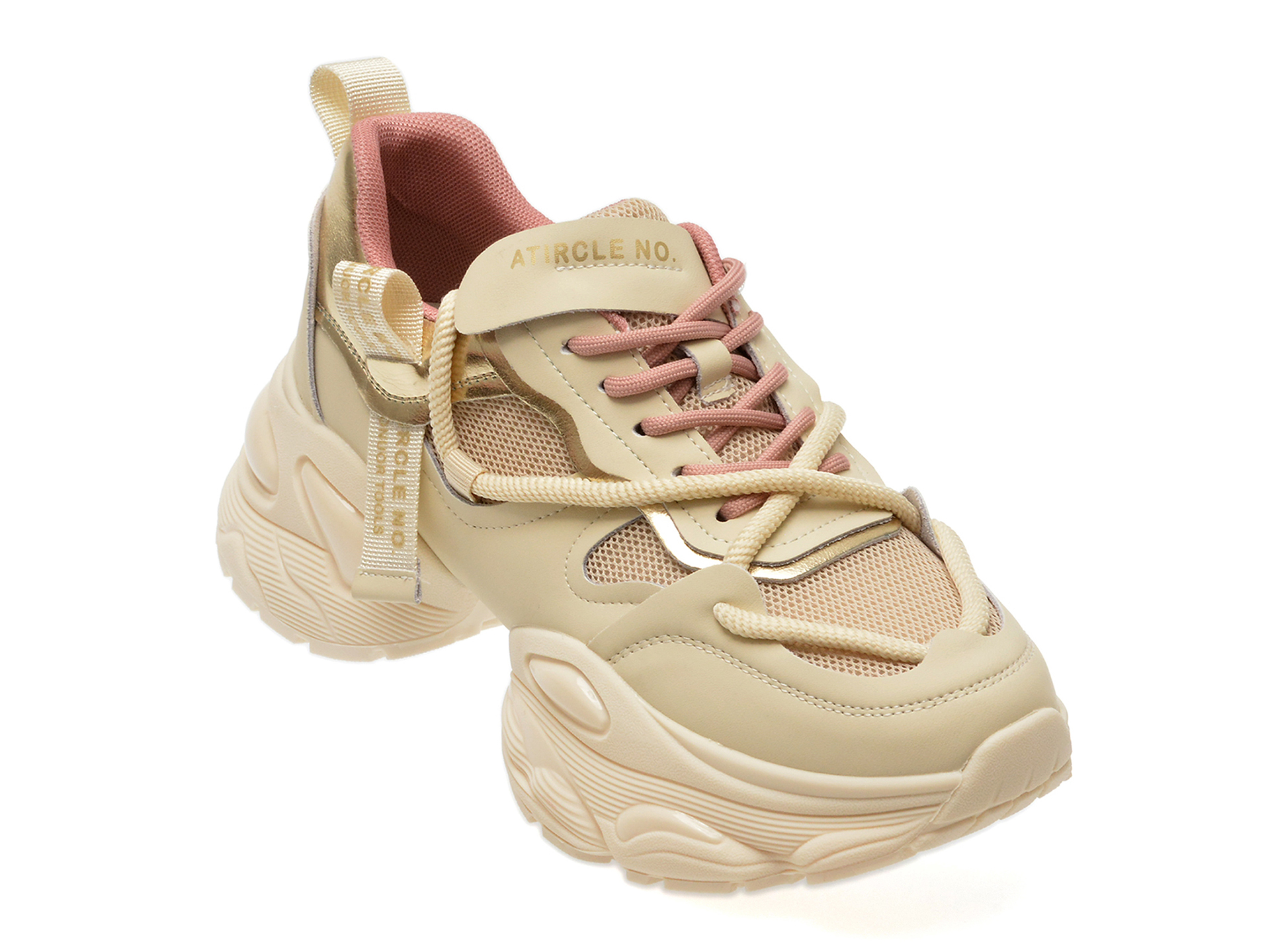 Pantofi sport FLAVIA PASSINI albi, A153, din piele naturala