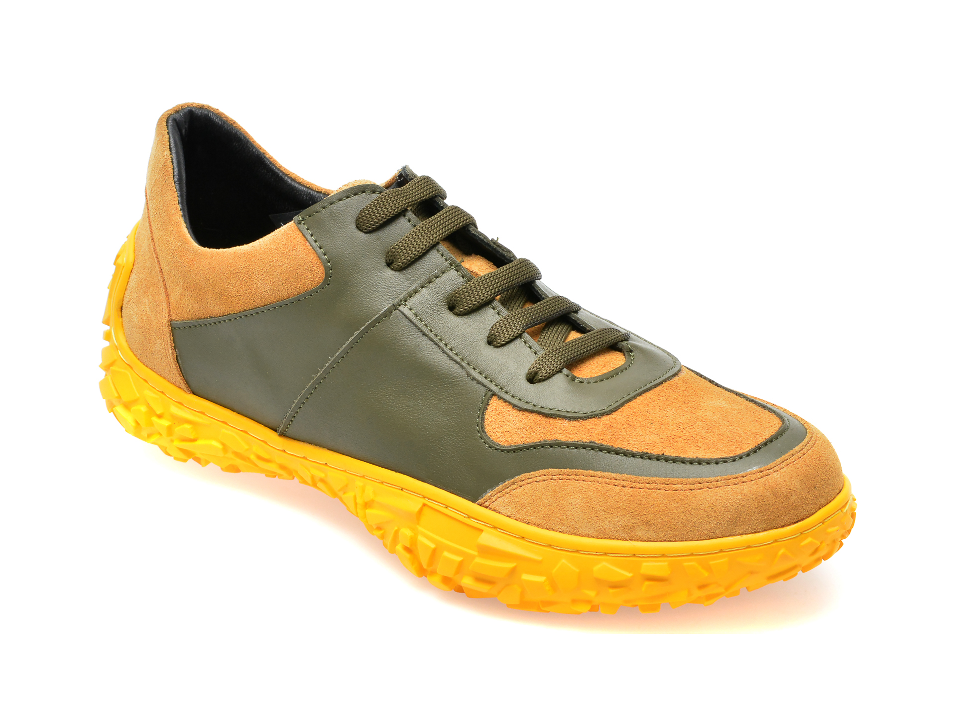Pantofi sport FLAVIA PASSINI kaki, 11559, din piele intoarsa /femei/pantofi imagine super redus 2022