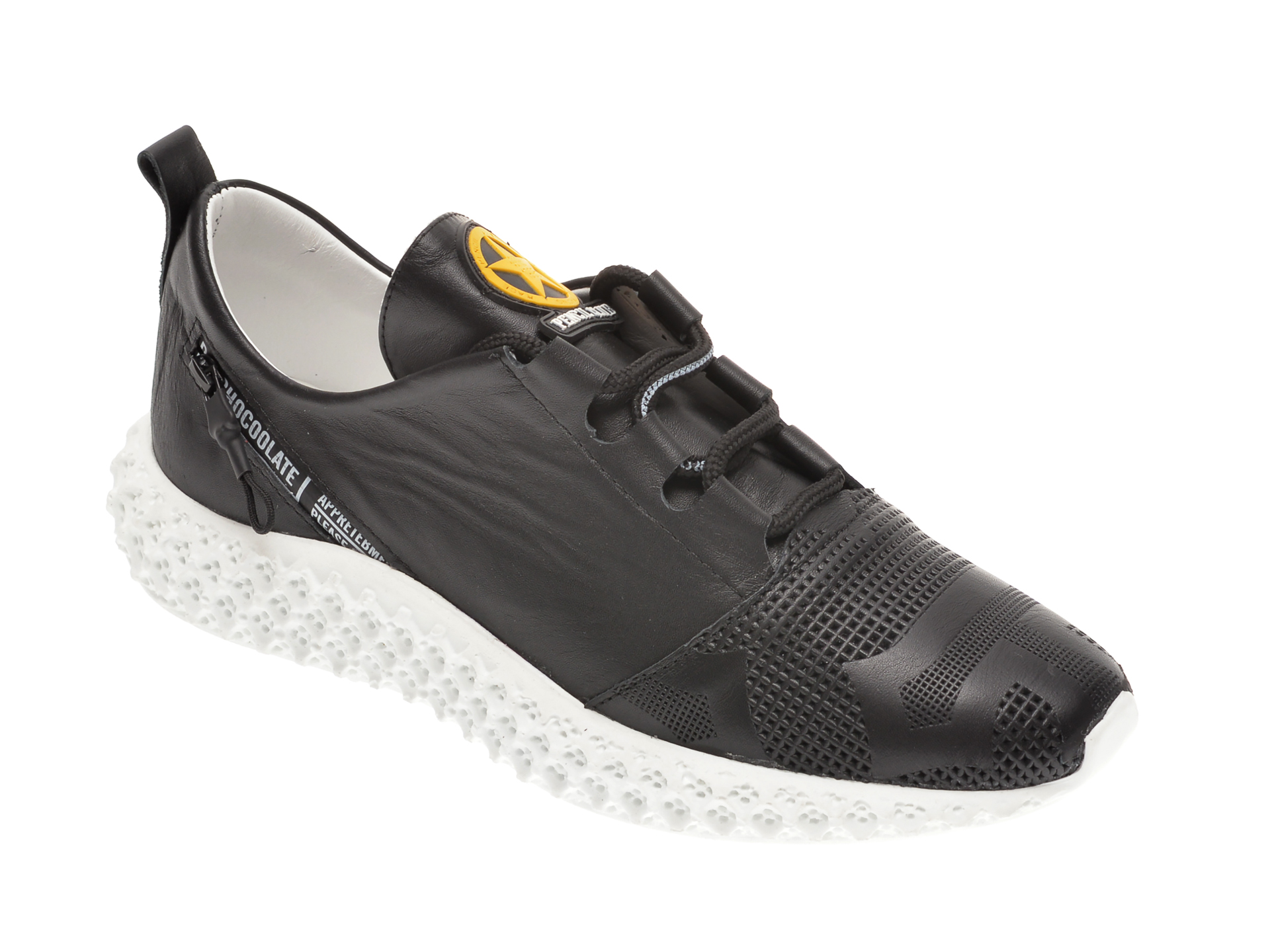 Pantofi sport FLAVIA PASSINI negri, 022606, din piele naturala