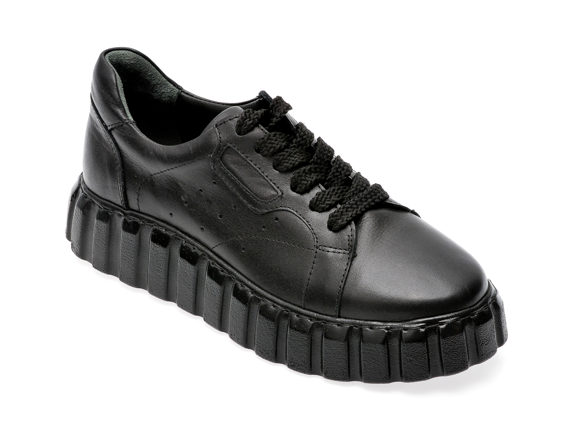 Pantofi sport FLAVIA PASSINI negri, 1113570, din piele naturala Flavia Passini