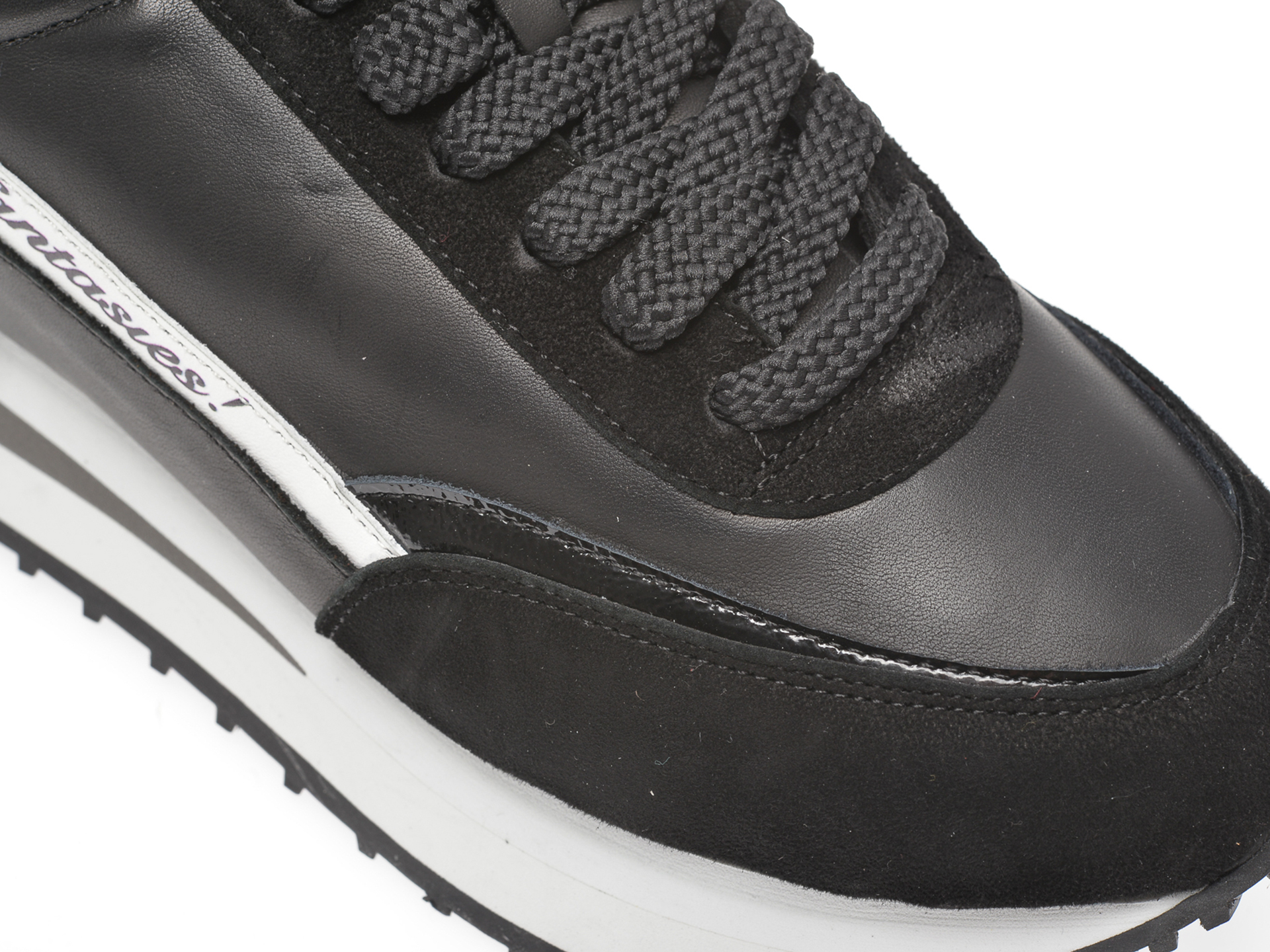 despise Centralize Discover Pantofi sport FLAVIA PASSINI negri, 15SANTO, din piele naturala