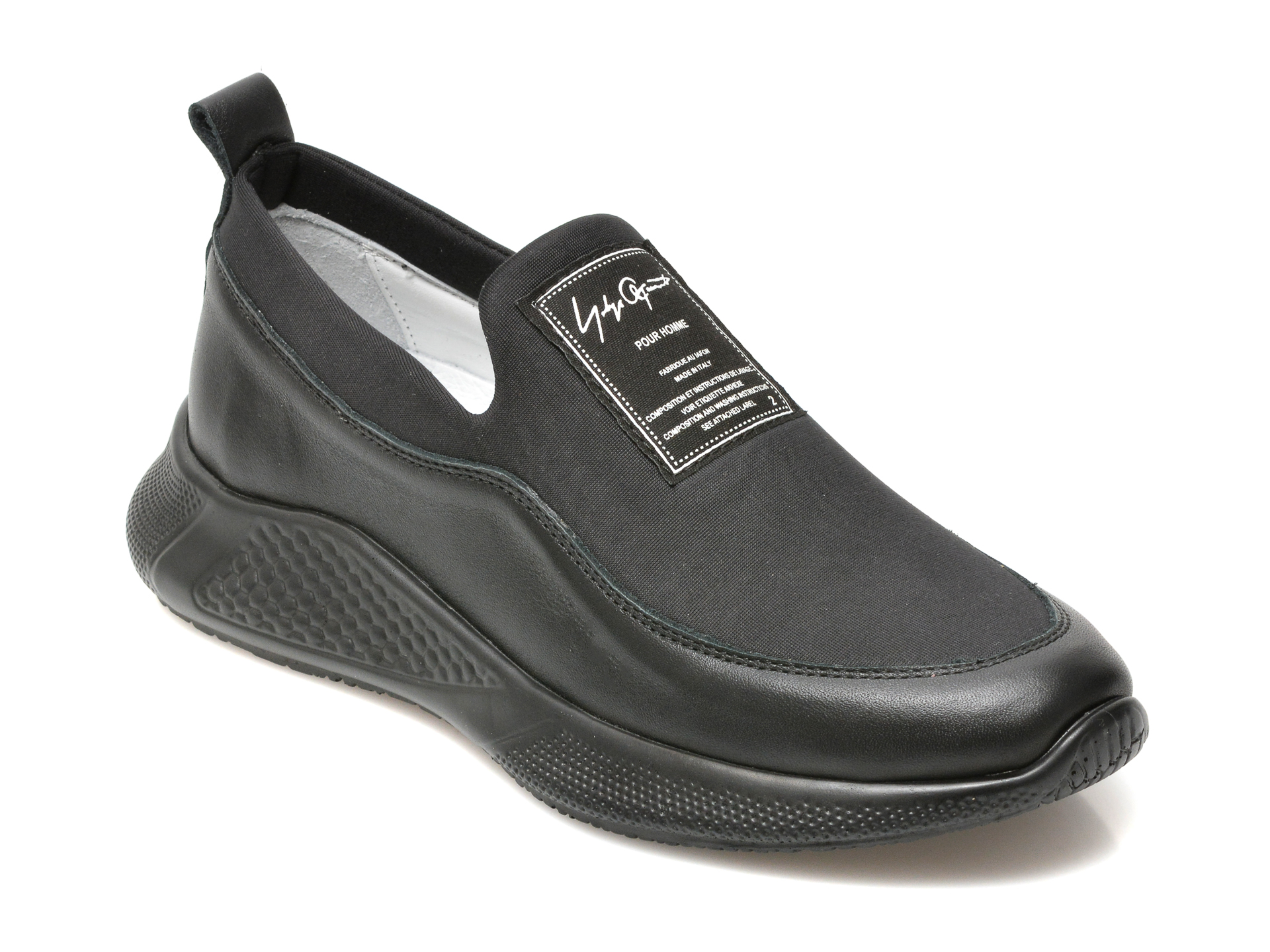 Pantofi sport FLAVIA PASSINI negri, 22005, din material textil si piele naturala otter.ro imagine noua 2022