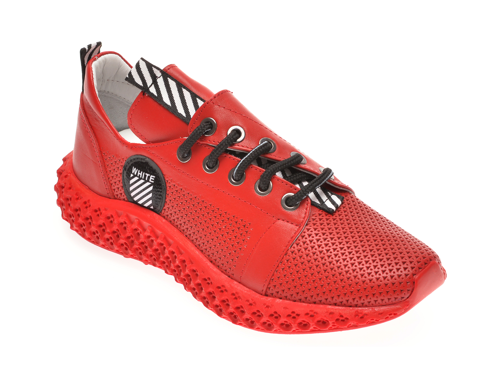 Pantofi sport FLAVIA PASSINI rosii, 022600, din piele naturala