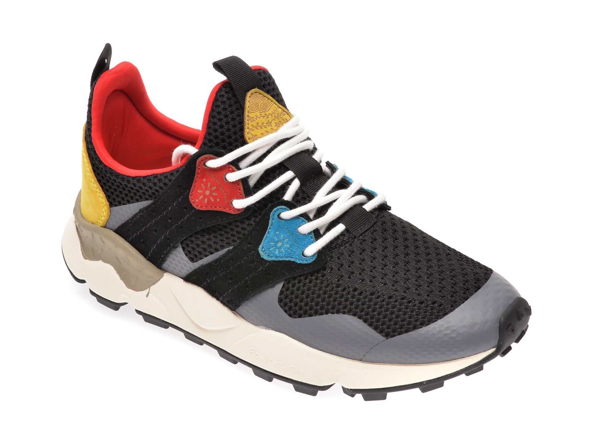 Pantofi sport FLOWER MOUNTAIN negri, 2014760, din material textil imagine