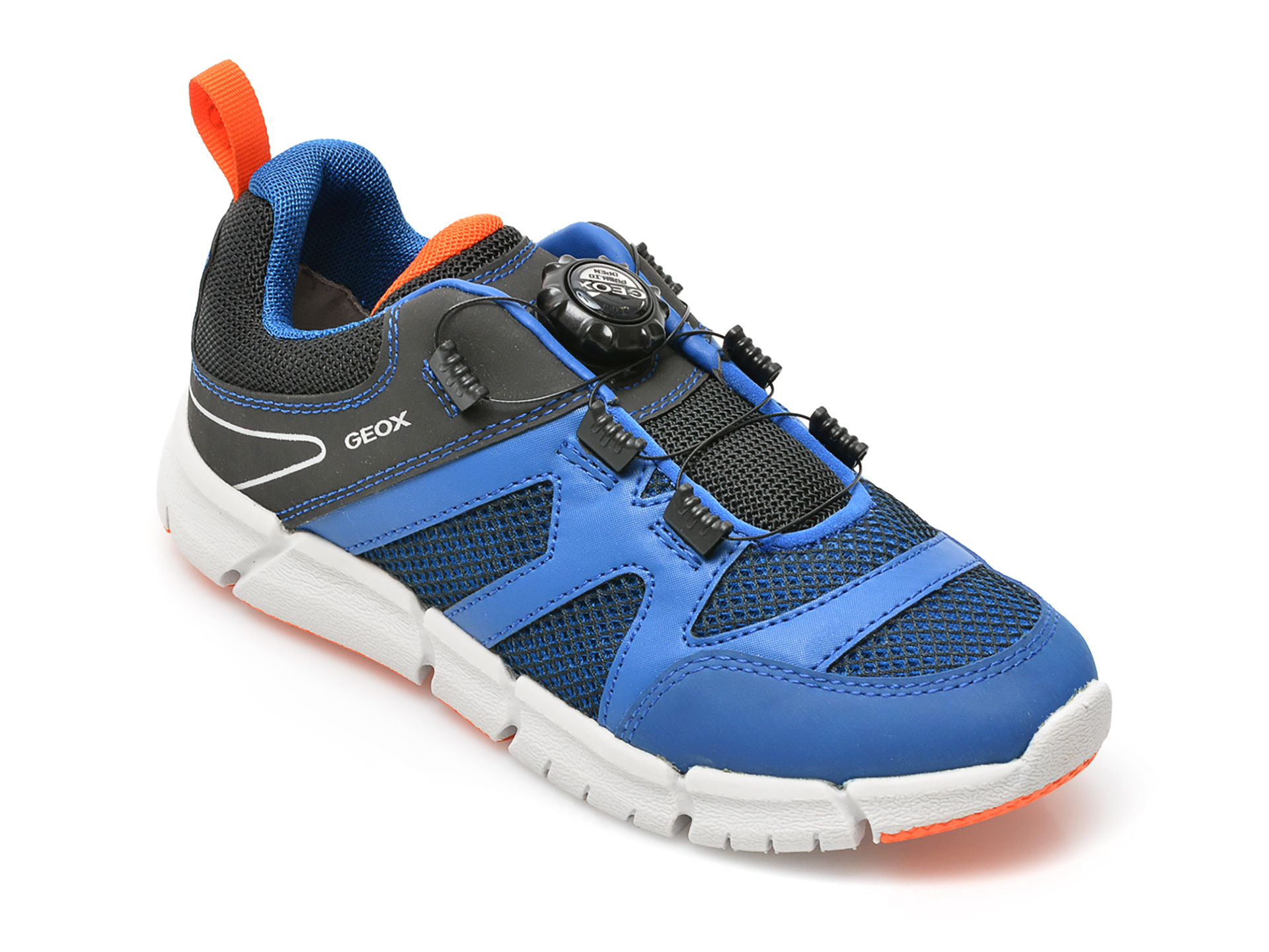Pantofi sport GEOX albastri, J259BD, din material textil si piele ecologica Geox Geox