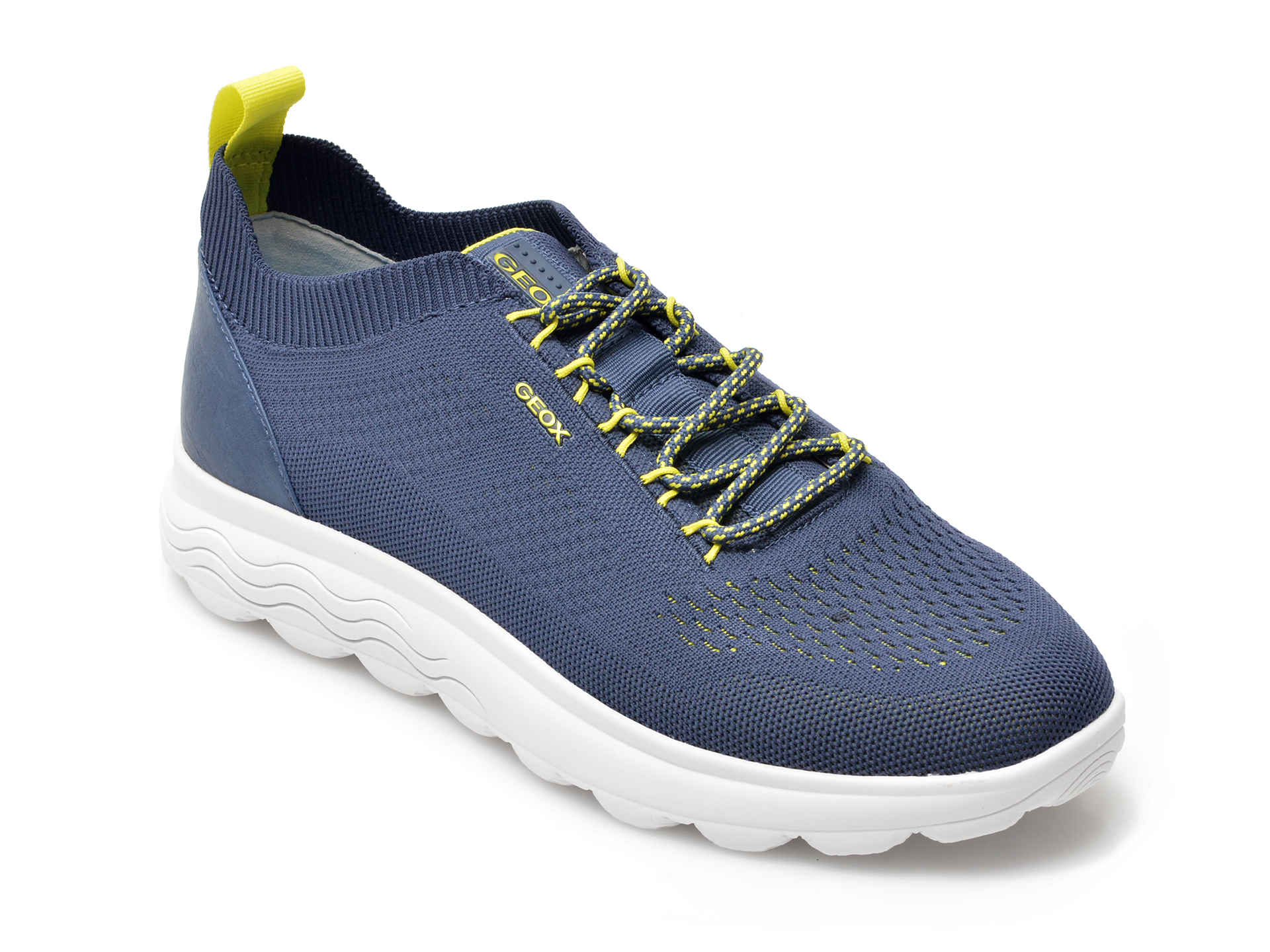 Pantofi sport GEOX albastri, U15BYA, din material textil Geox