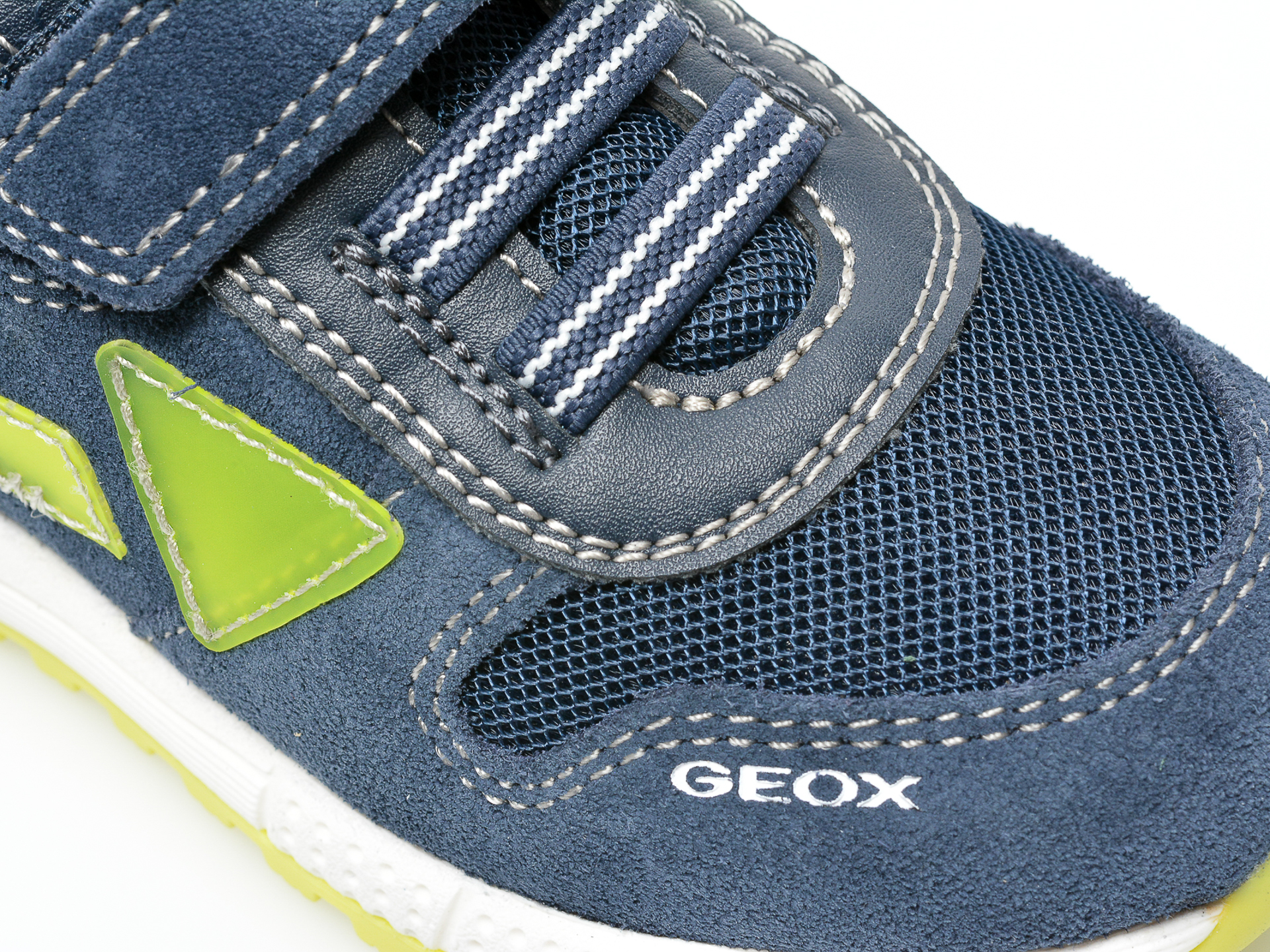 Pantofi sport GEOX bleumarin, B253CA, din material textil si piele intoarsa - 2