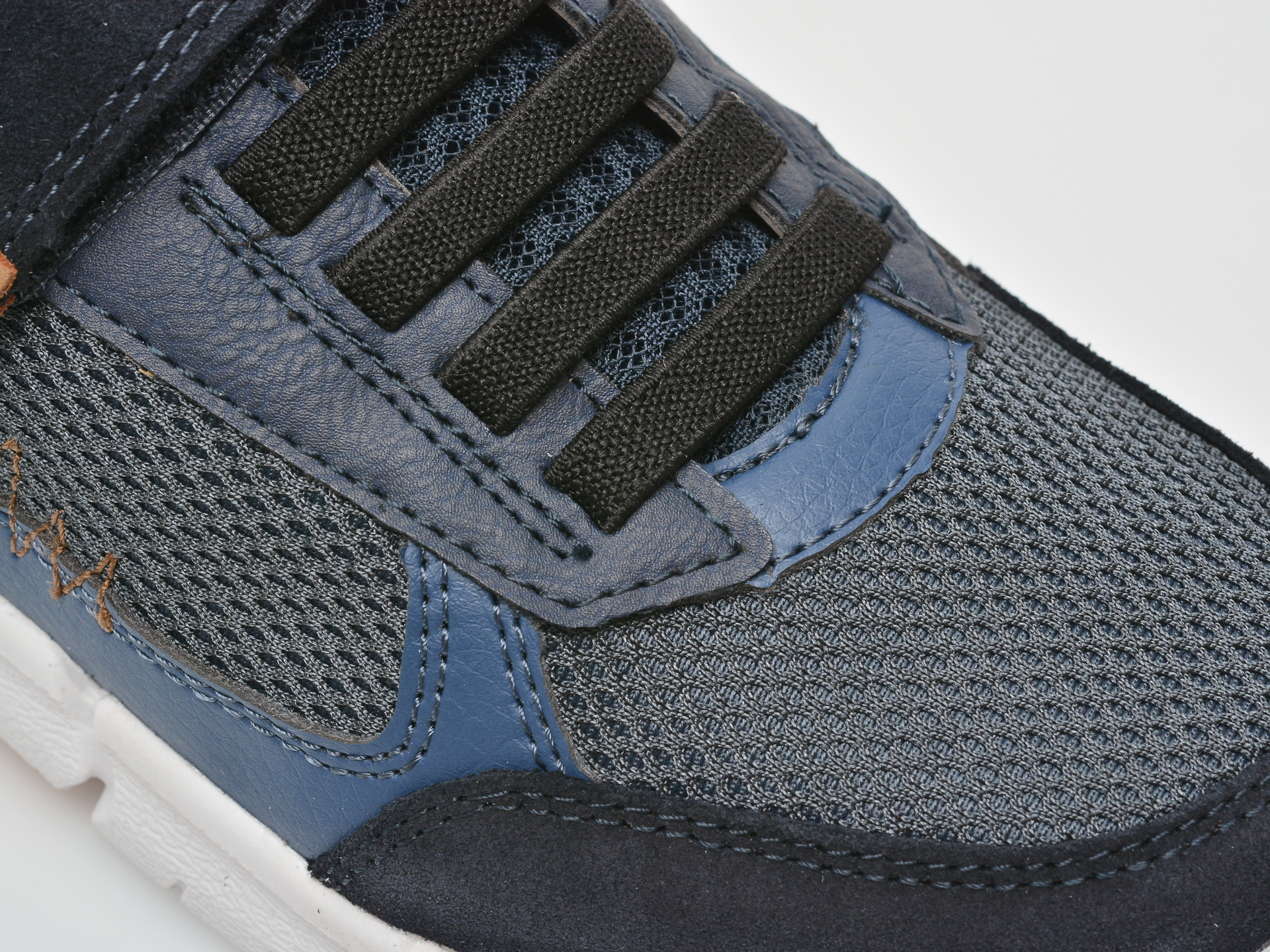 Pantofi sport GEOX bleumarin, J159BB, din material textil si piele naturala - 2