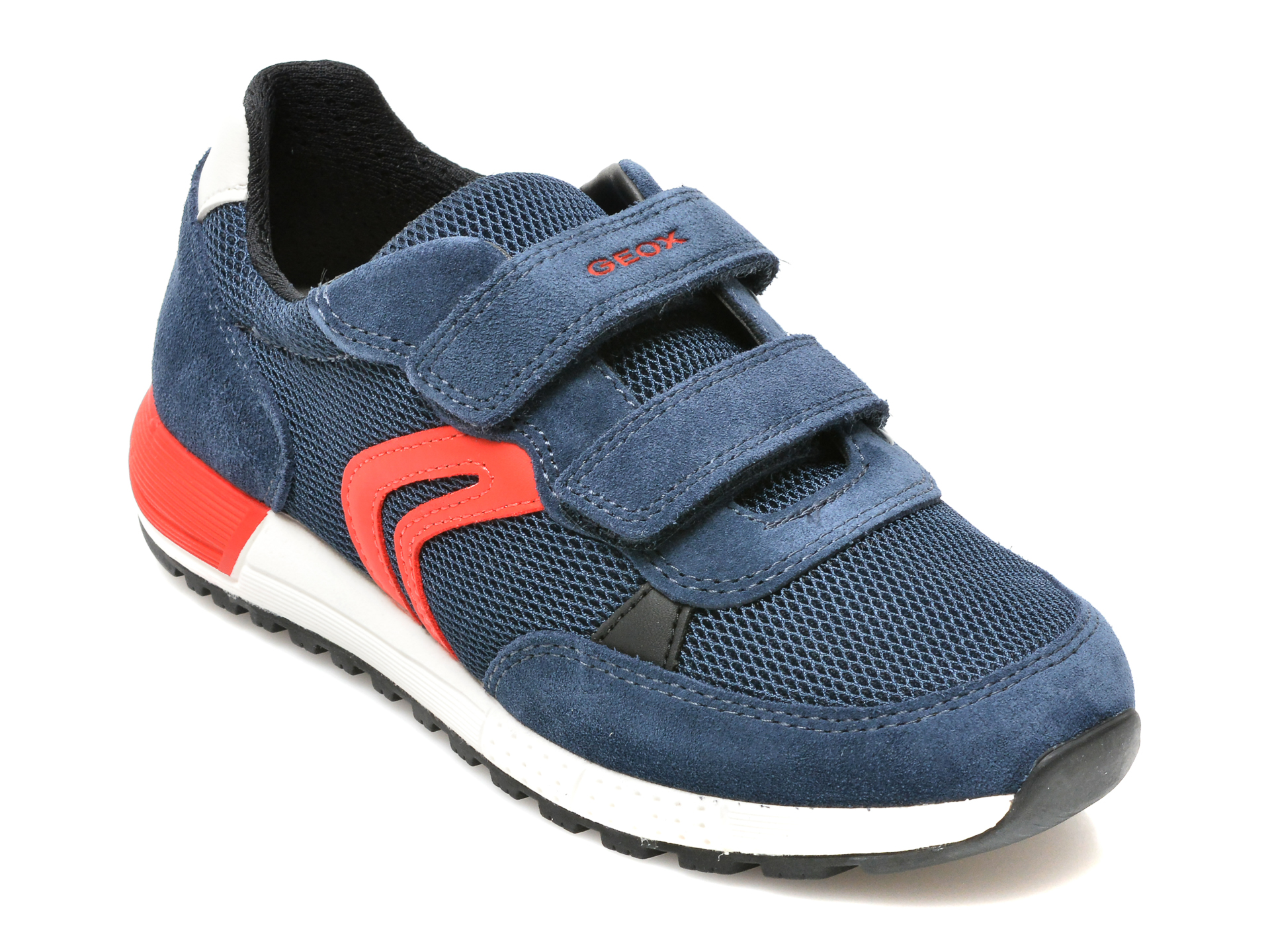 Pantofi sport GEOX bleumarin, J159EA, din material textil si piele naturala Geox