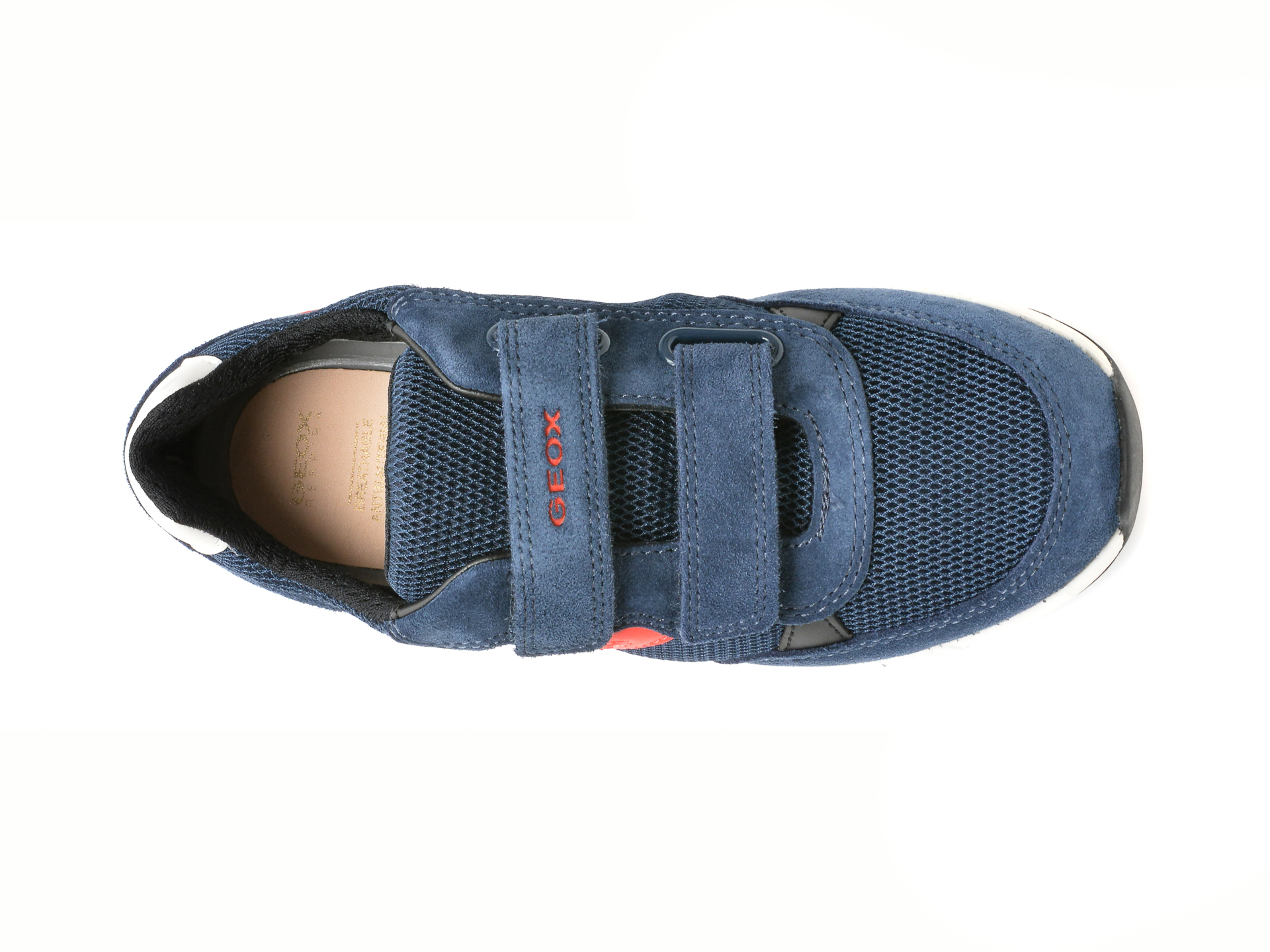 Pantofi sport GEOX bleumarin, J159EA, din material textil si piele naturala - 6