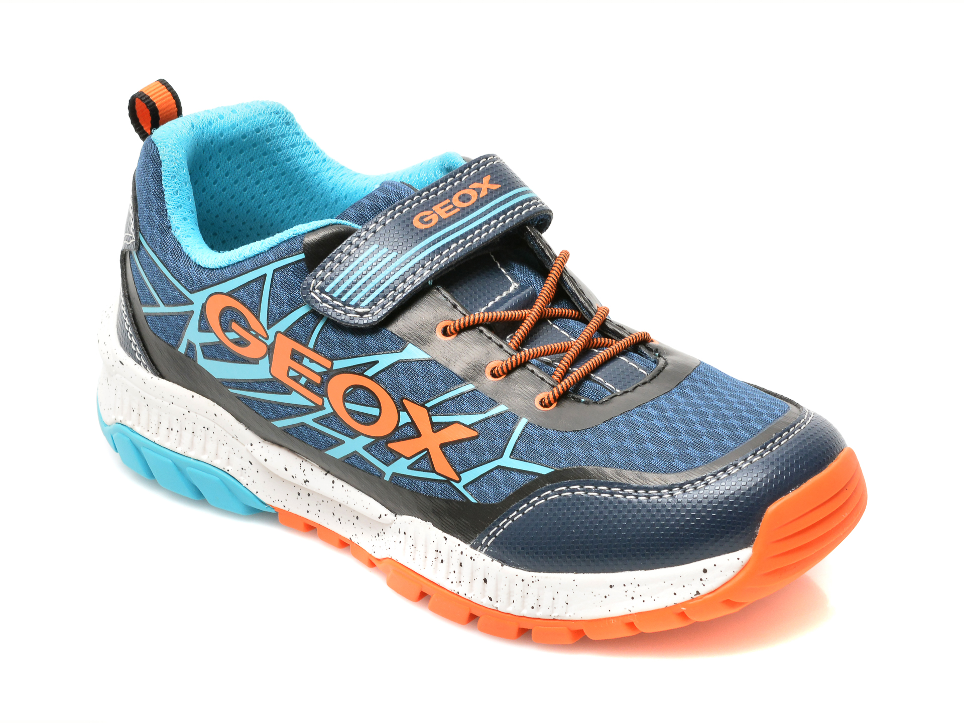 Pantofi sport GEOX bleumarin, J15AXB, din material textil si piele ecologica otter.ro imagine noua 2022
