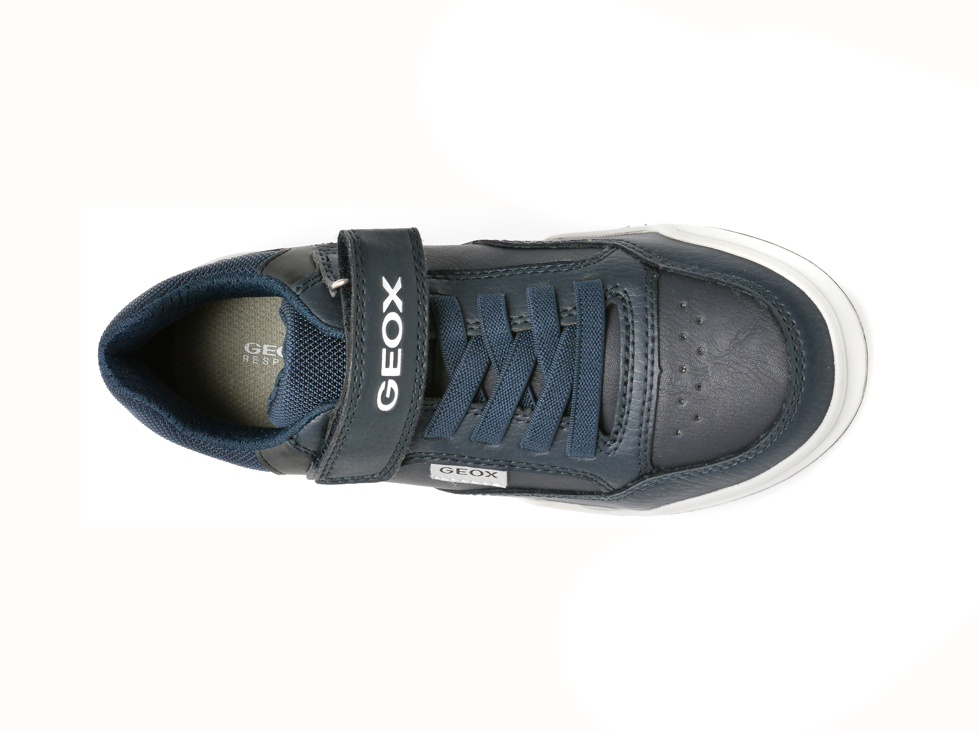 Pantofi sport GEOX bleumarin, J167RB, din piele ecologica - 6