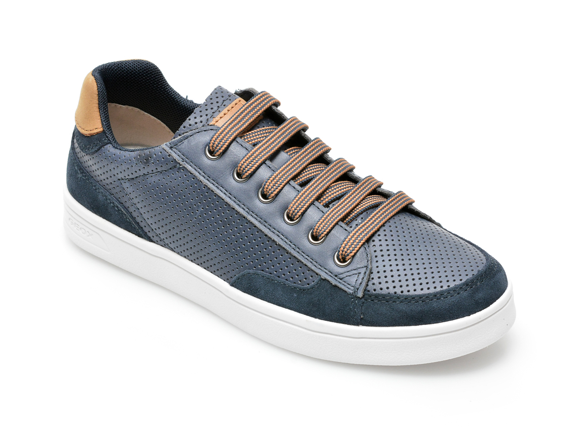 Pantofi sport GEOX bleumarin, J255VB, din piele naturala imagine reduceri black friday 2021 Geox