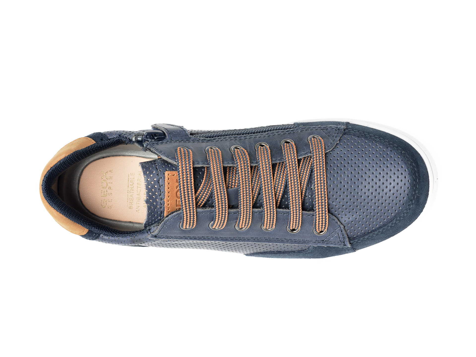 Pantofi sport GEOX bleumarin, J255VB, din piele naturala - 6