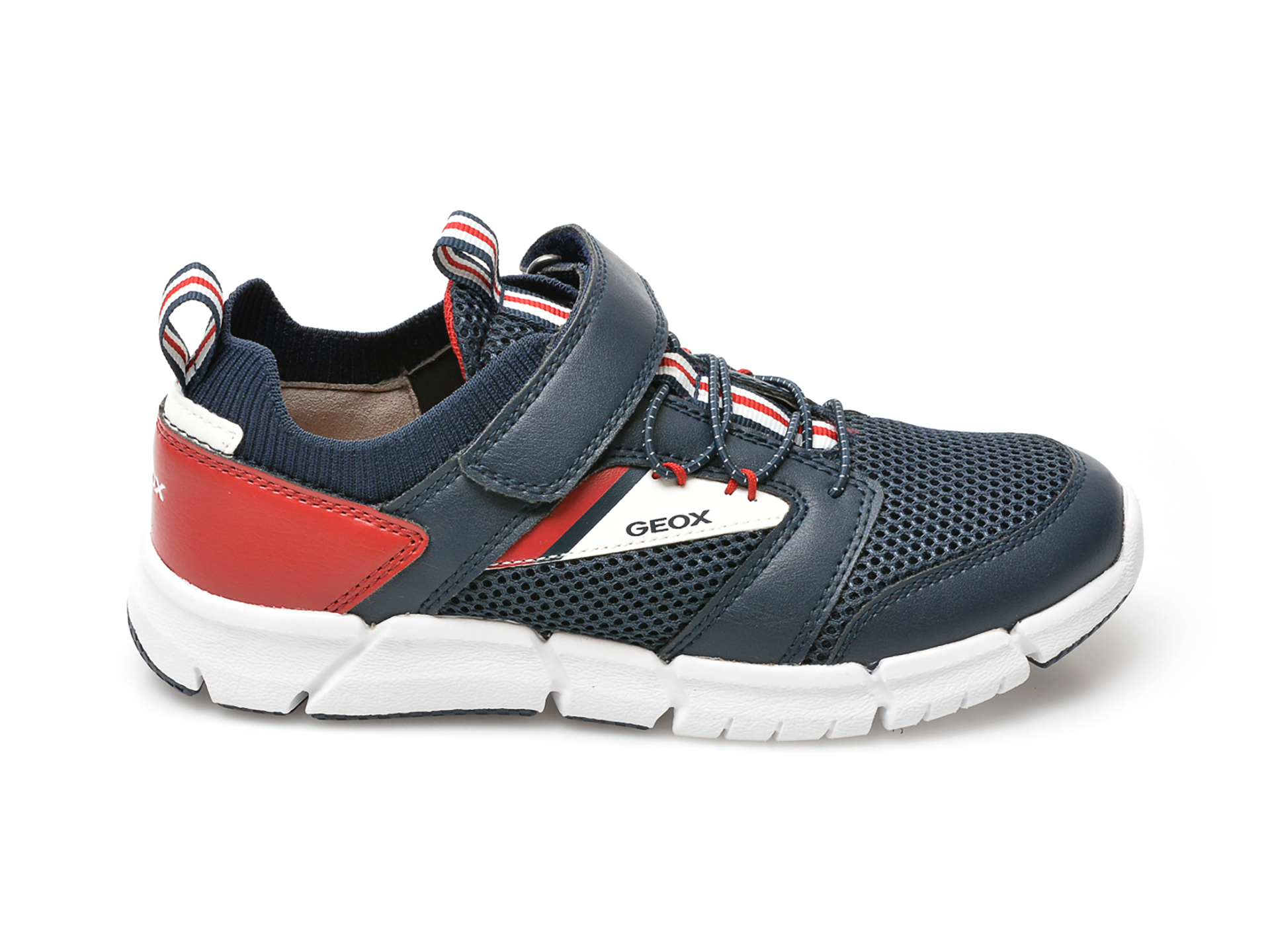 Pantofi sport GEOX bleumarin, J259BB, din material textil si piele ecologica - 1