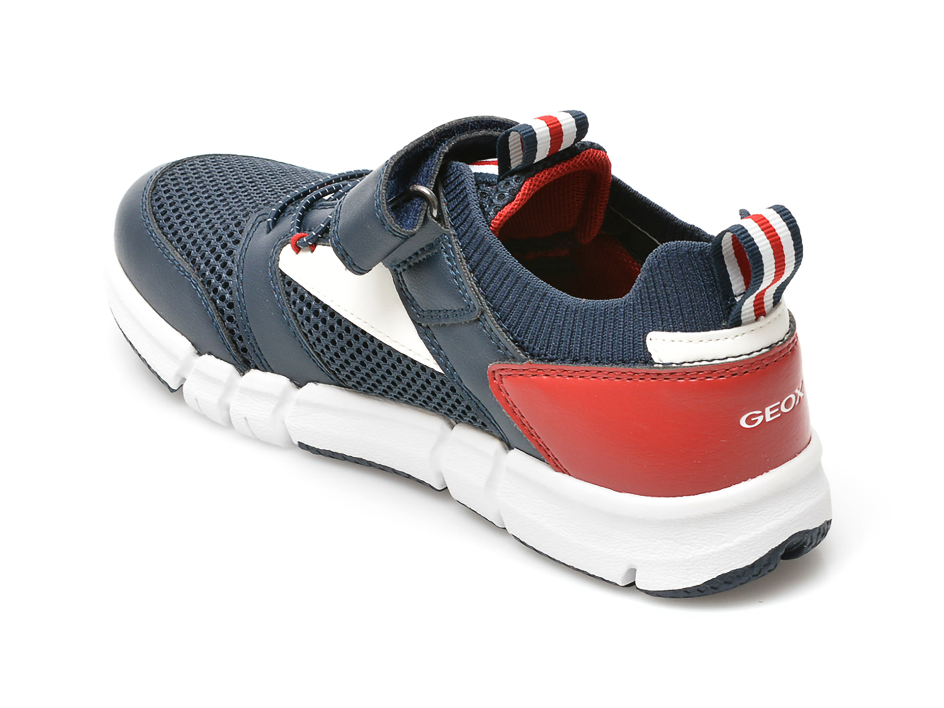 Pantofi sport GEOX bleumarin, J259BB, din material textil si piele ecologica - 5