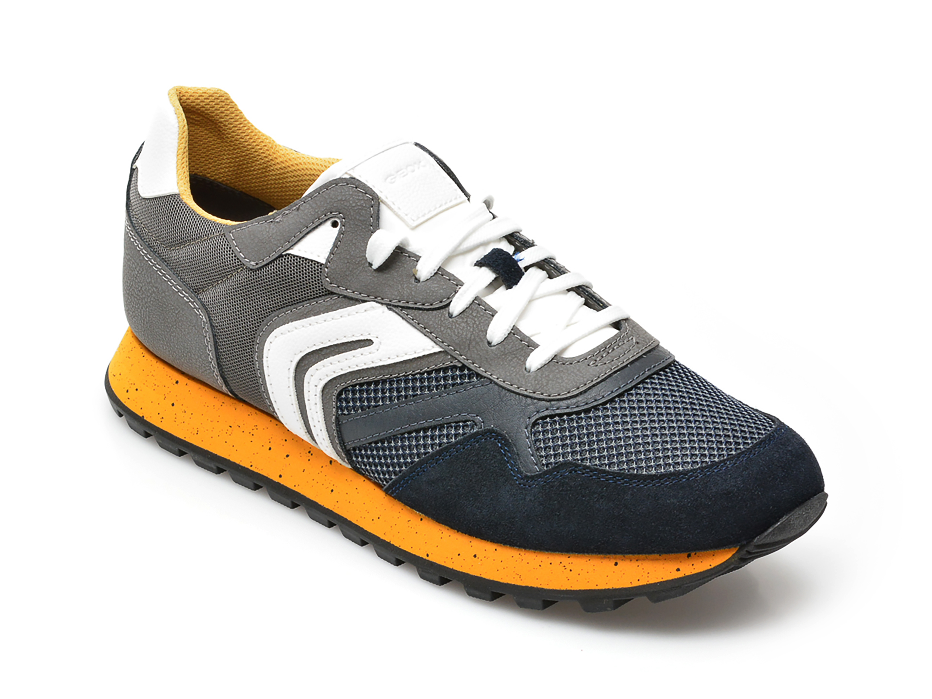 Pantofi sport GEOX bleumarin, U16CPA, din material textil si piele ecologica otter.ro imagine noua 2022