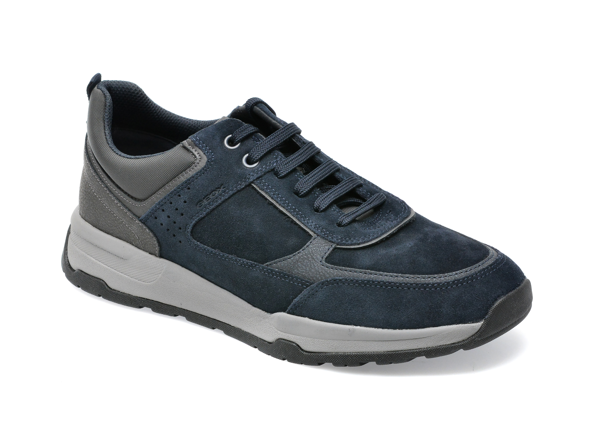 Pantofi sport GEOX bleumarin, U25DVA, din piele intoarsa