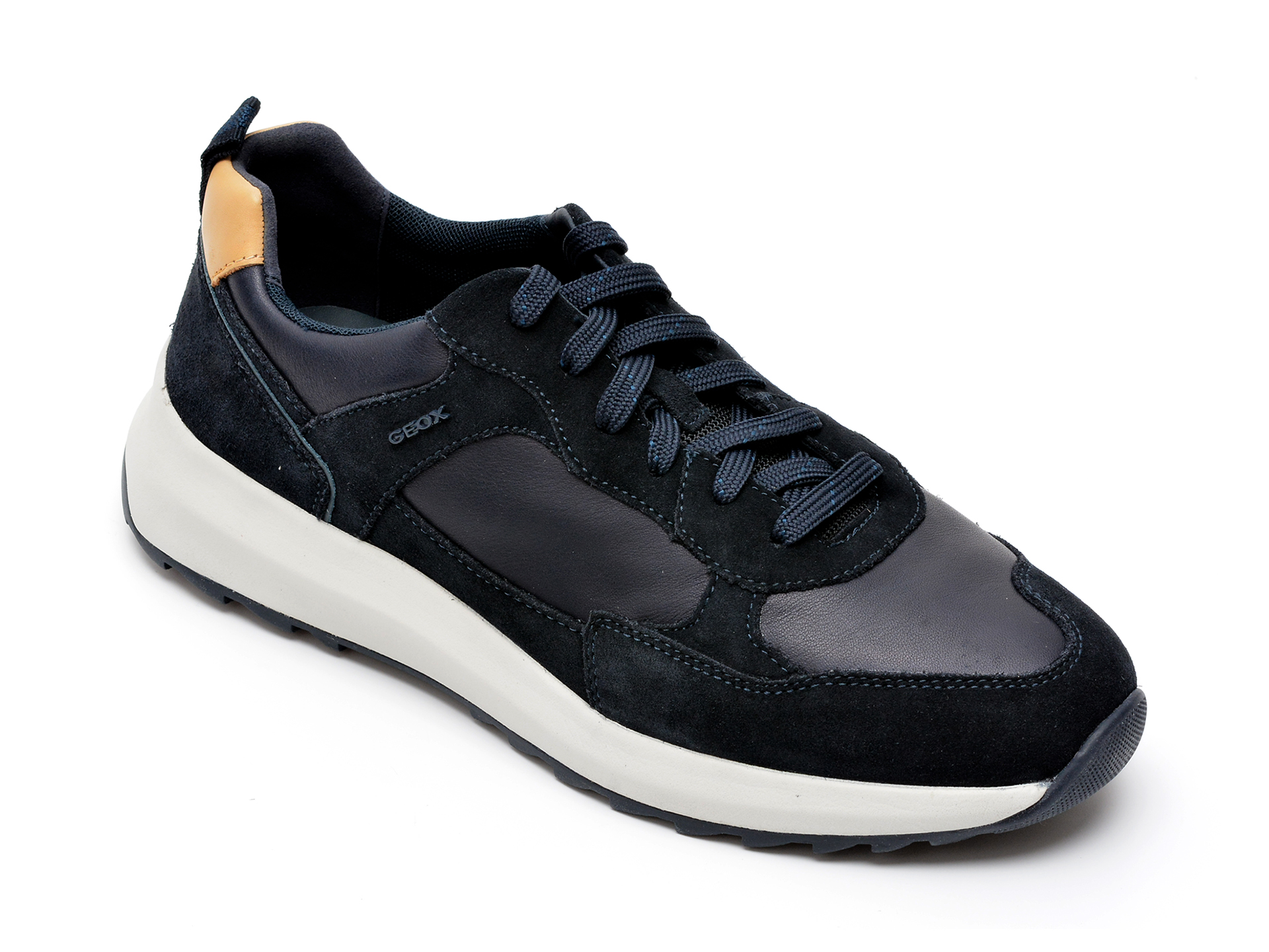 Pantofi sport GEOX bleumarin, U25E4A, din piele naturala 2022 ❤️ Pret Super Black Friday otter.ro imagine noua 2022