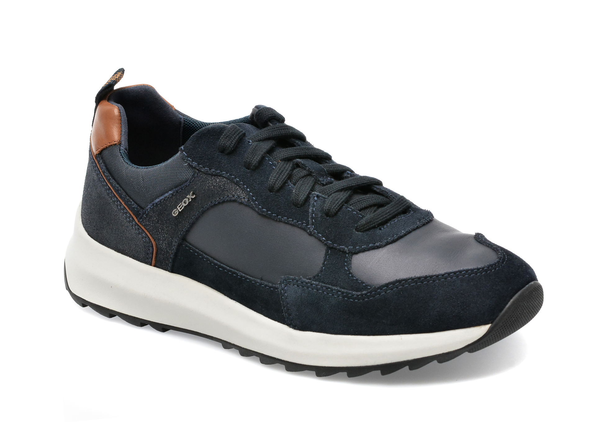Pantofi sport GEOX bleumarin, U25E4A, din piele naturala /barbati/pantofi /barbati/pantofi