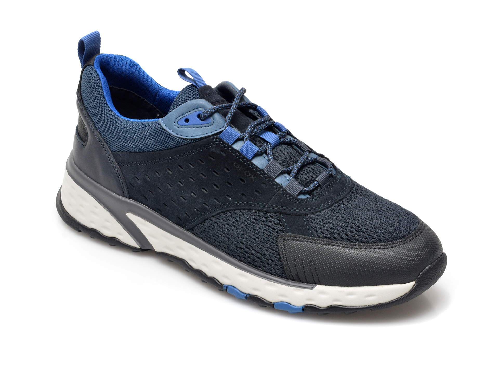 Pantofi sport GEOX bleumarin, U25ECA, din material textil Geox imagine 2022 reducere