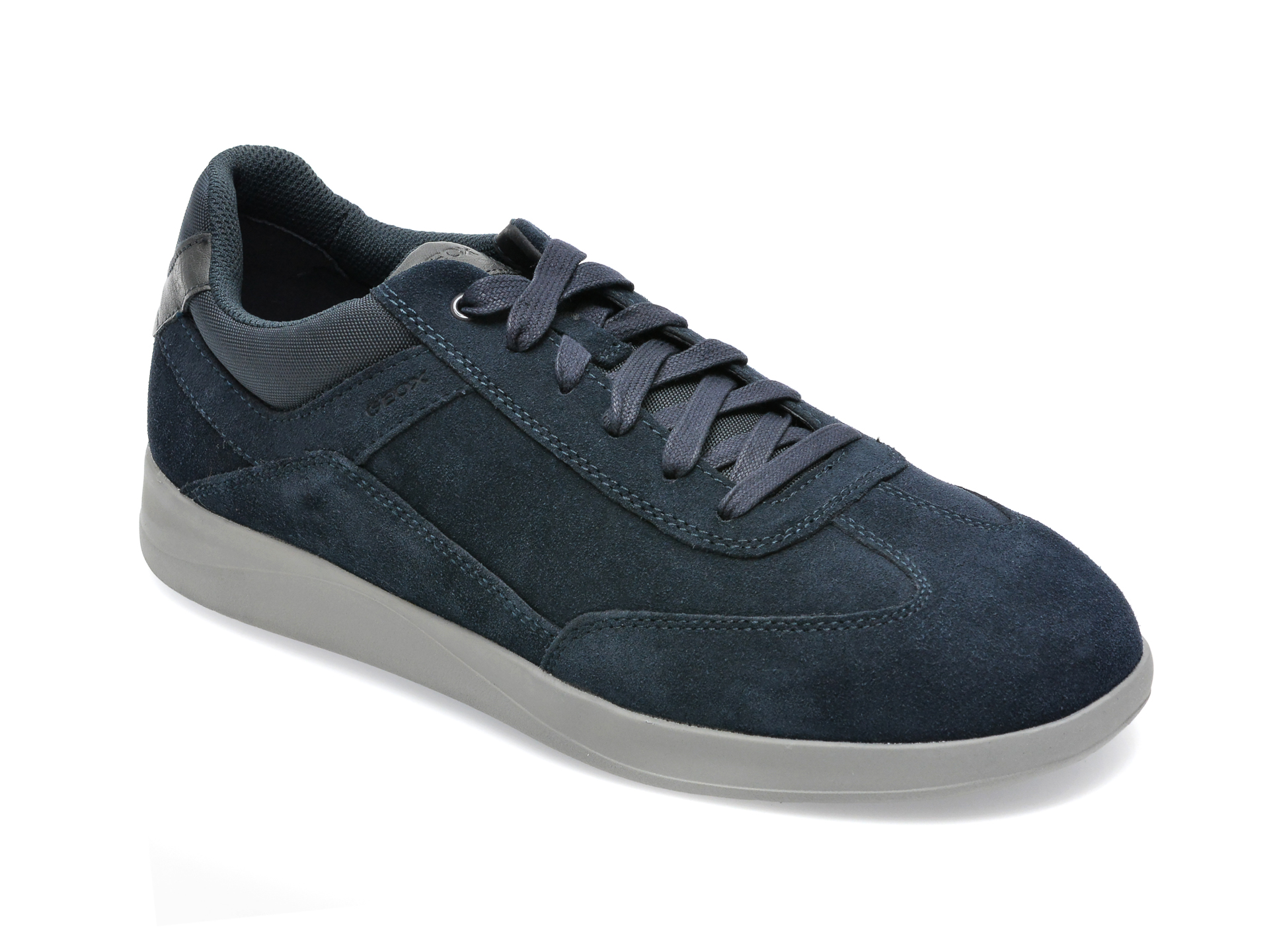 Pantofi sport GEOX bleumarin, U266FA, din piele intoarsa si material textil