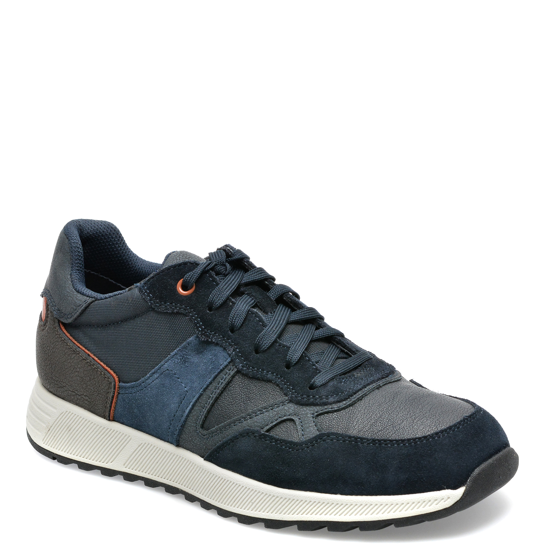 Pantofi sport GEOX bleumarin, U26F1A, din piele naturala /barbati/pantofi