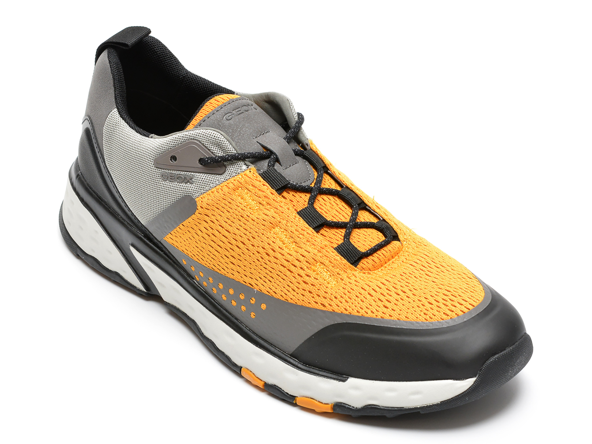Pantofi sport GEOX galbeni, U25ECB, din material textil si piele ecologica /barbati/pantofi