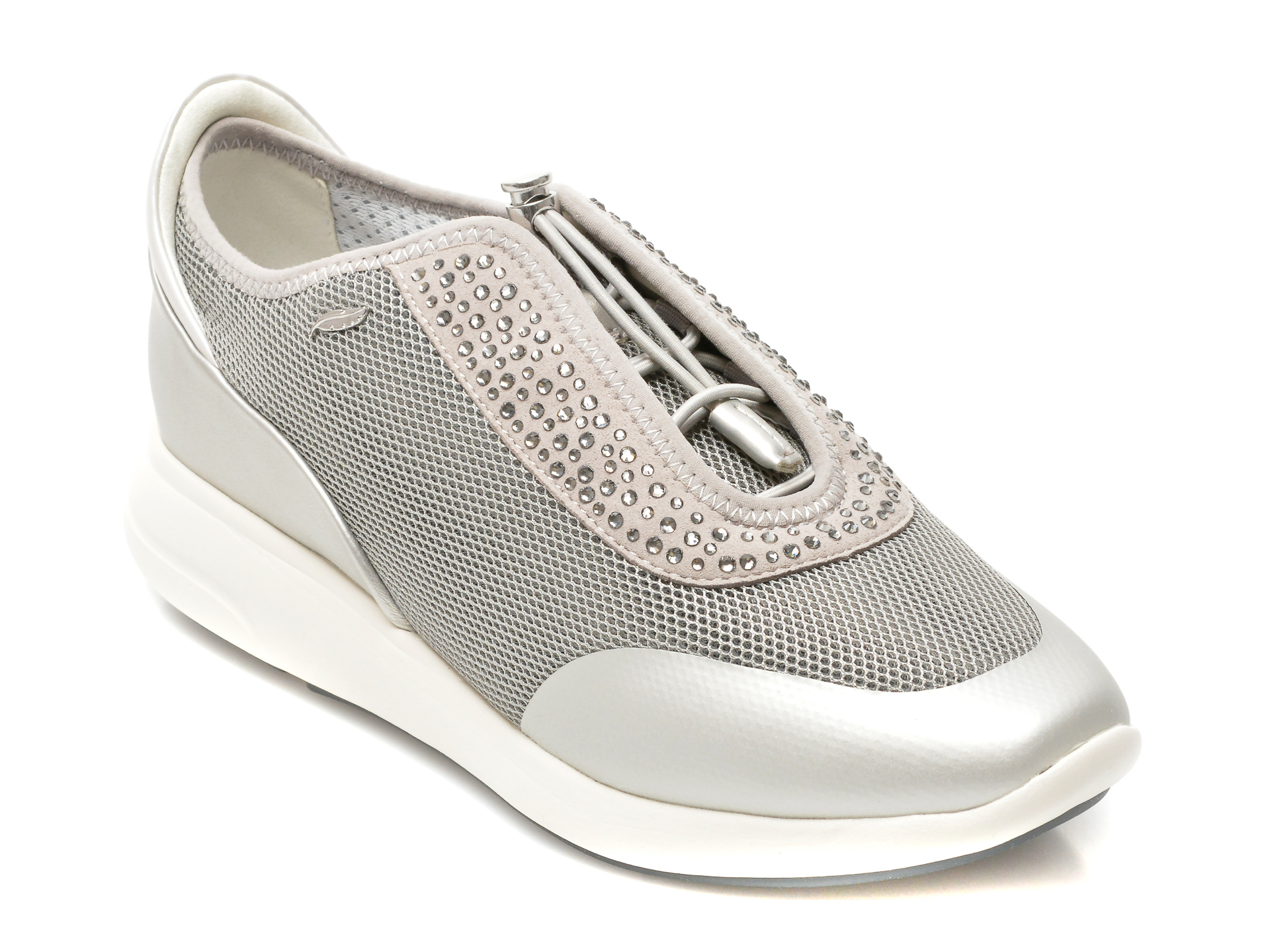 Pantofi sport GEOX gri, D621CE, din material textil Geox
