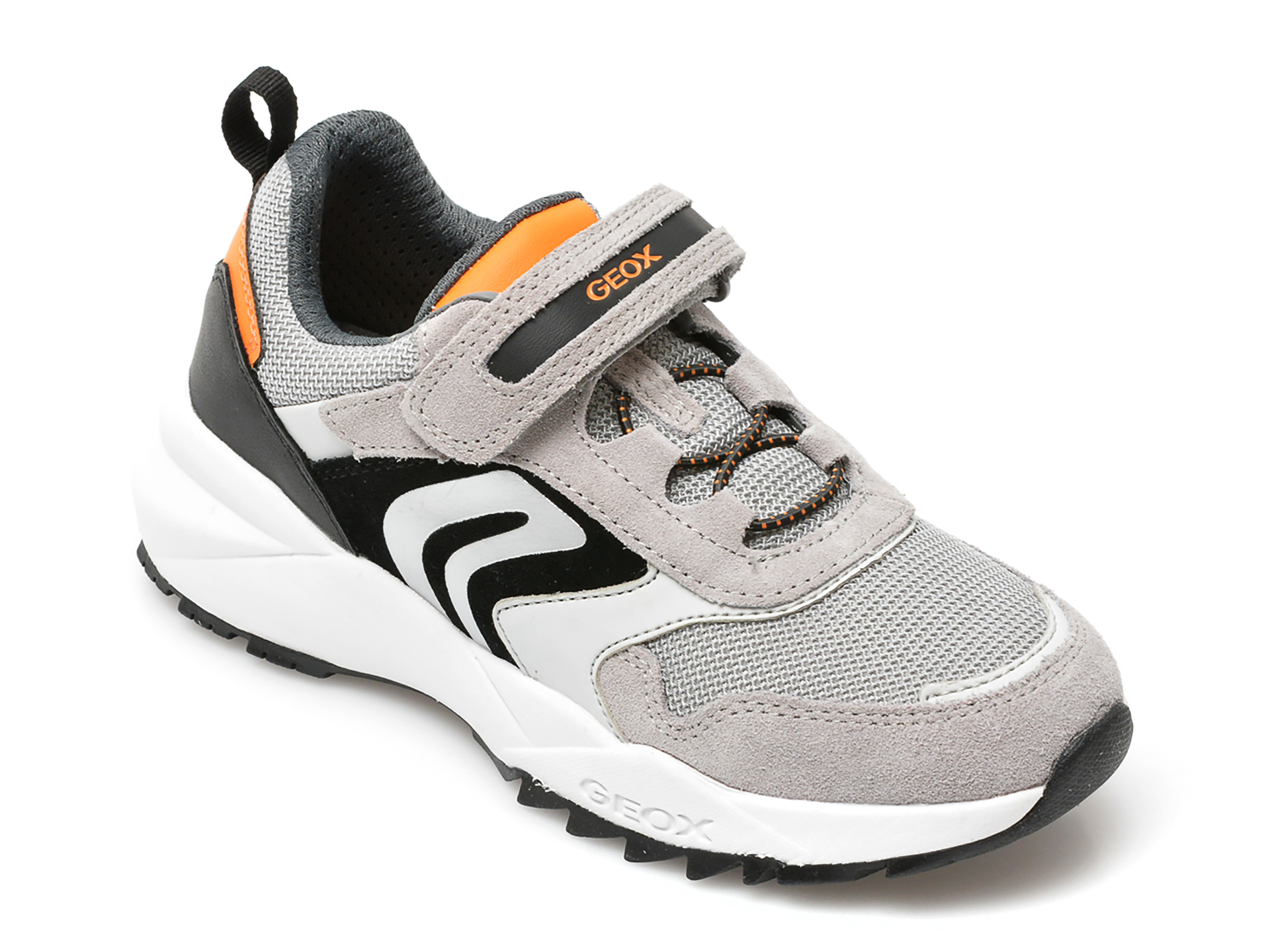 Pantofi sport GEOX gri, J16EQA, din material textil Geox imagine 2022 13clothing.ro
