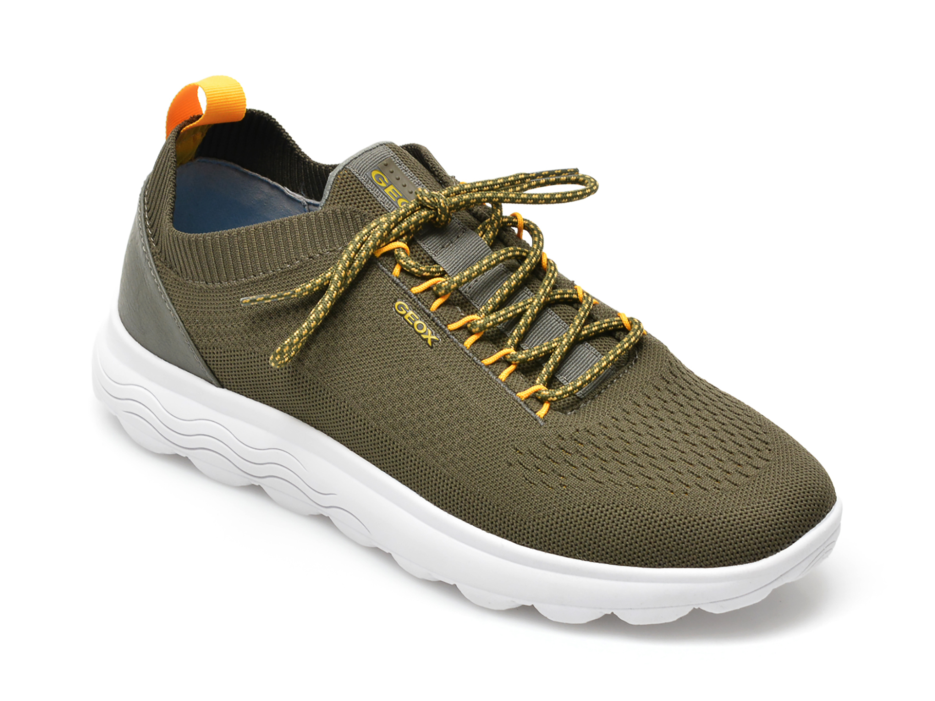 Pantofi sport GEOX kaki, U15BYA, din material textil /barbati/pantofi