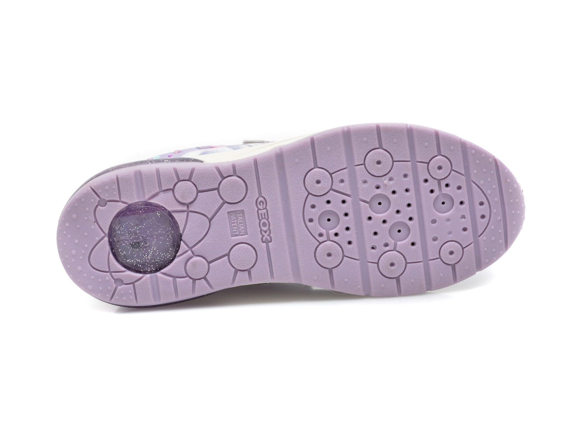 Pantofi sport GEOX mov, J158VB, din material textil si piele ecologica - 7