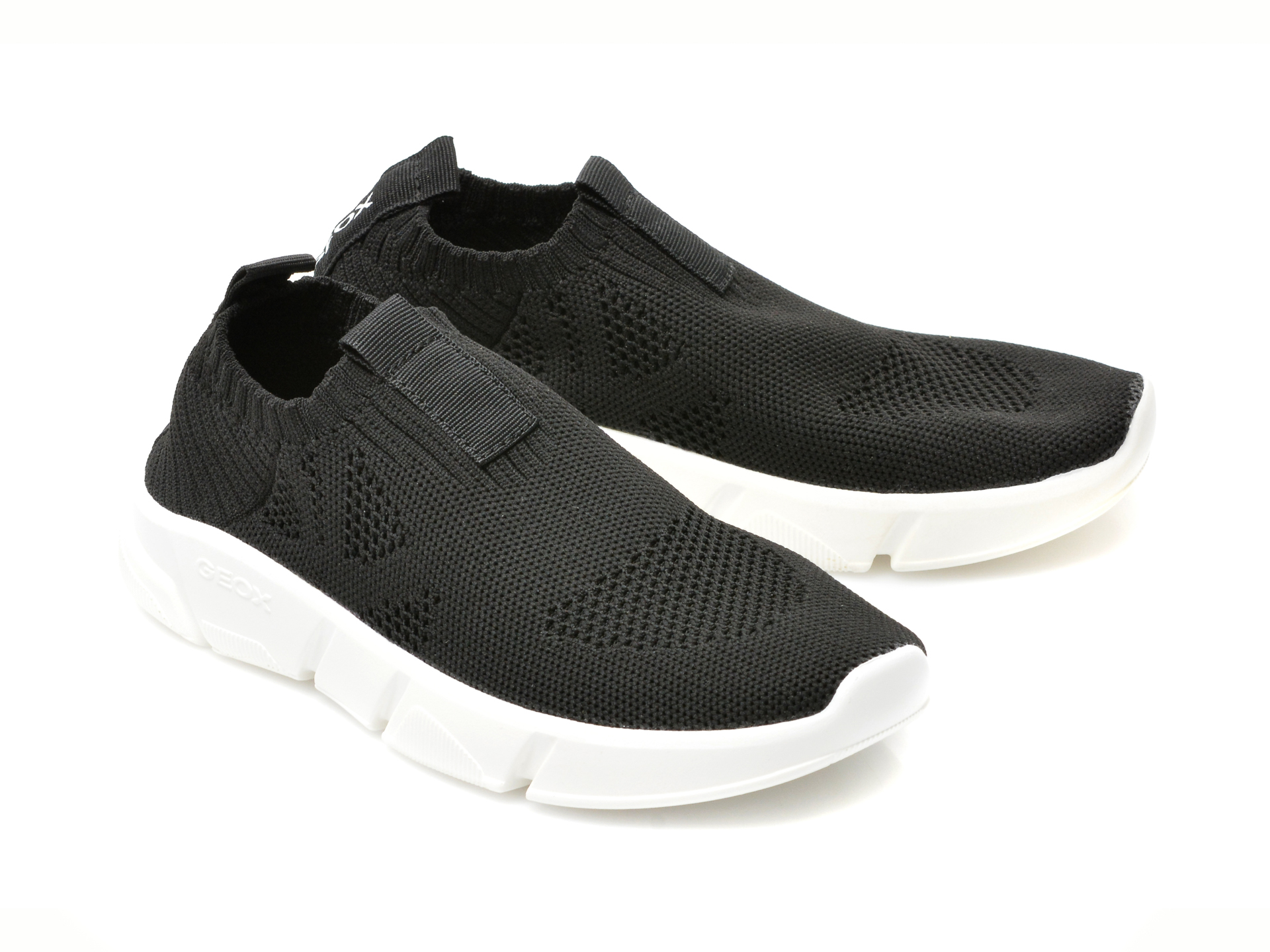 Pantofi sport GEOX negri, J02DMA, din material textil - 4