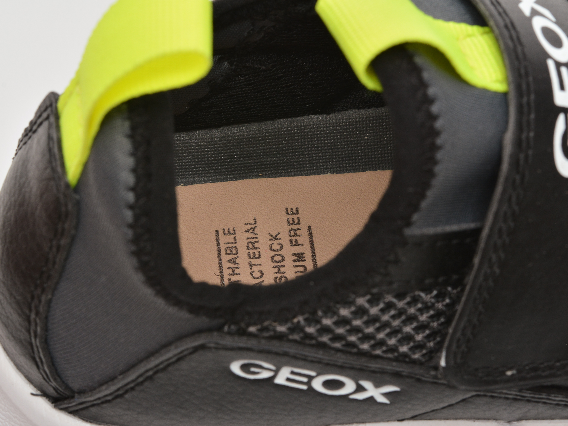 Pantofi sport GEOX negri, J159BC, din material textil si piele ecologica - 3