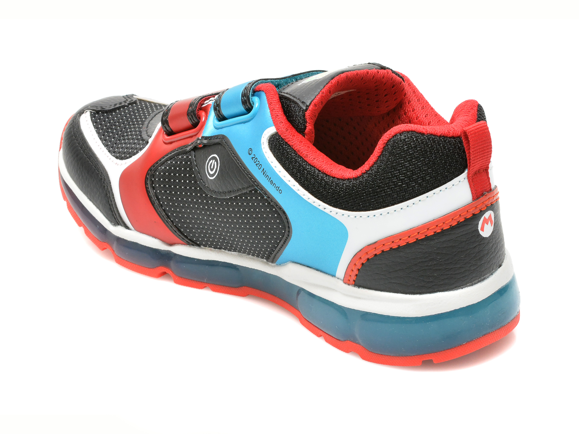 Pantofi sport GEOX negri, J1644A, din material textil si piele naturala - 5