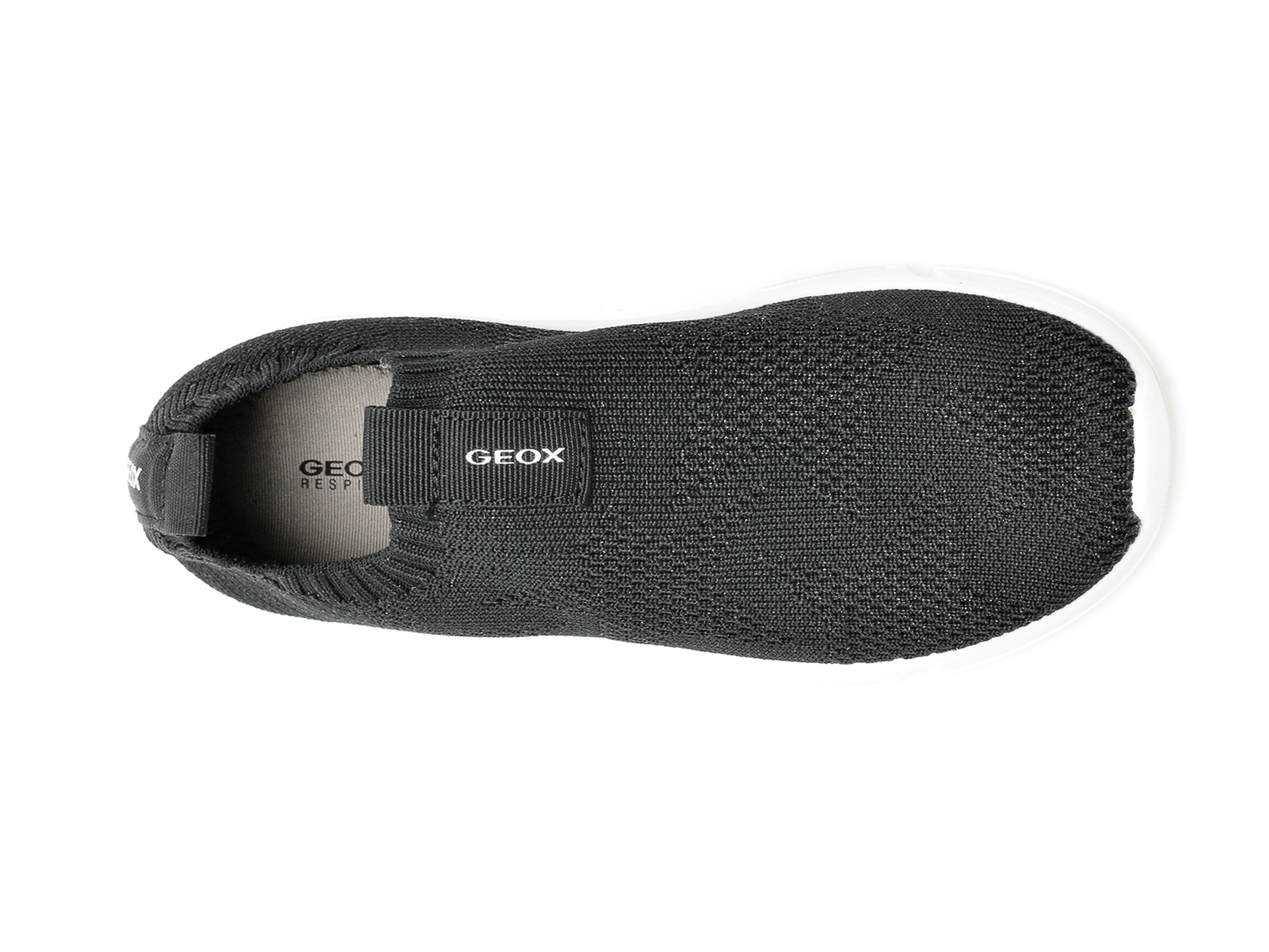 Pantofi sport GEOX negri, J25DLE, din material textil - 6