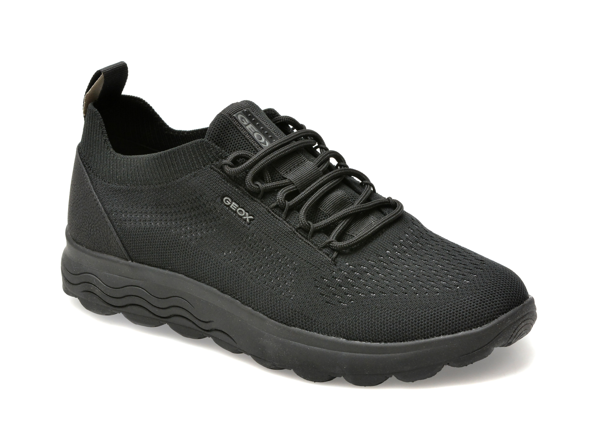 Pantofi sport GEOX negri, U15BYA, din material textil