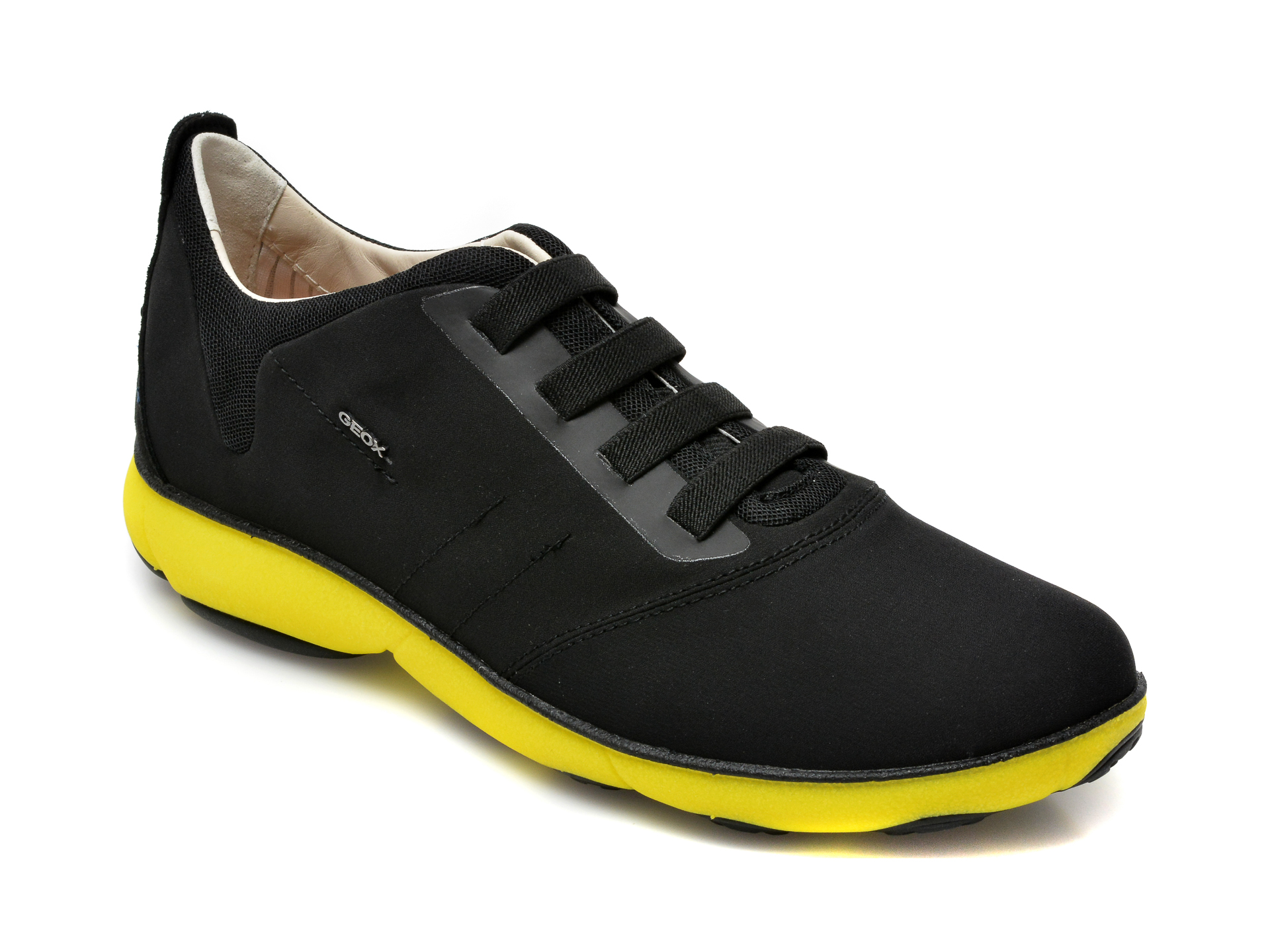 Pantofi sport GEOX negri, U15D7C, din material textil imagine Black Friday 2021