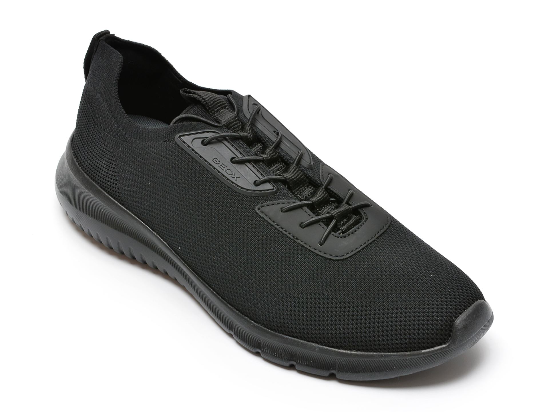 Pantofi sport GEOX negri, U25BVA, din material textil Geox Geox